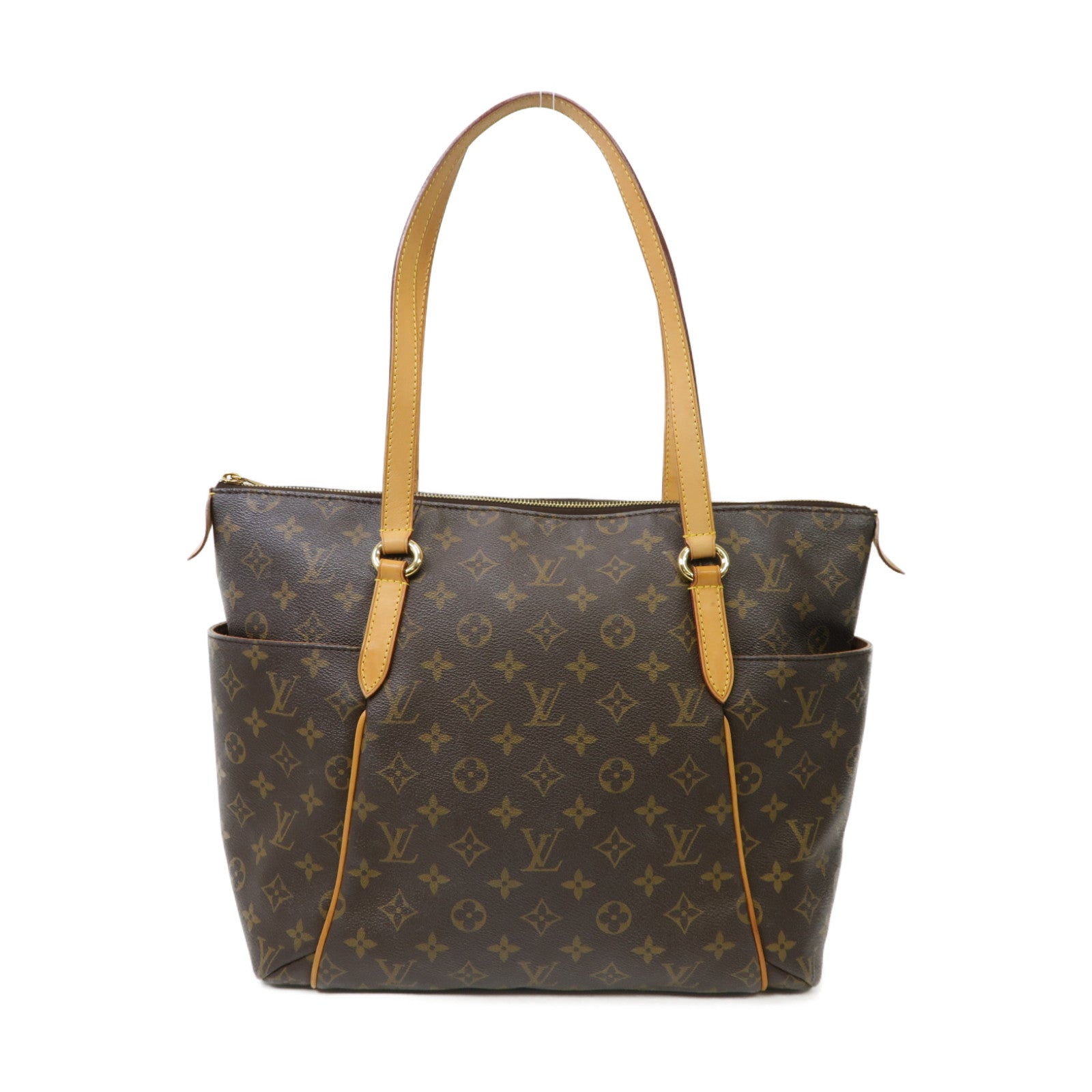 LOUIS VUITTON Monogram Totally GM金扣肩背袋啡色