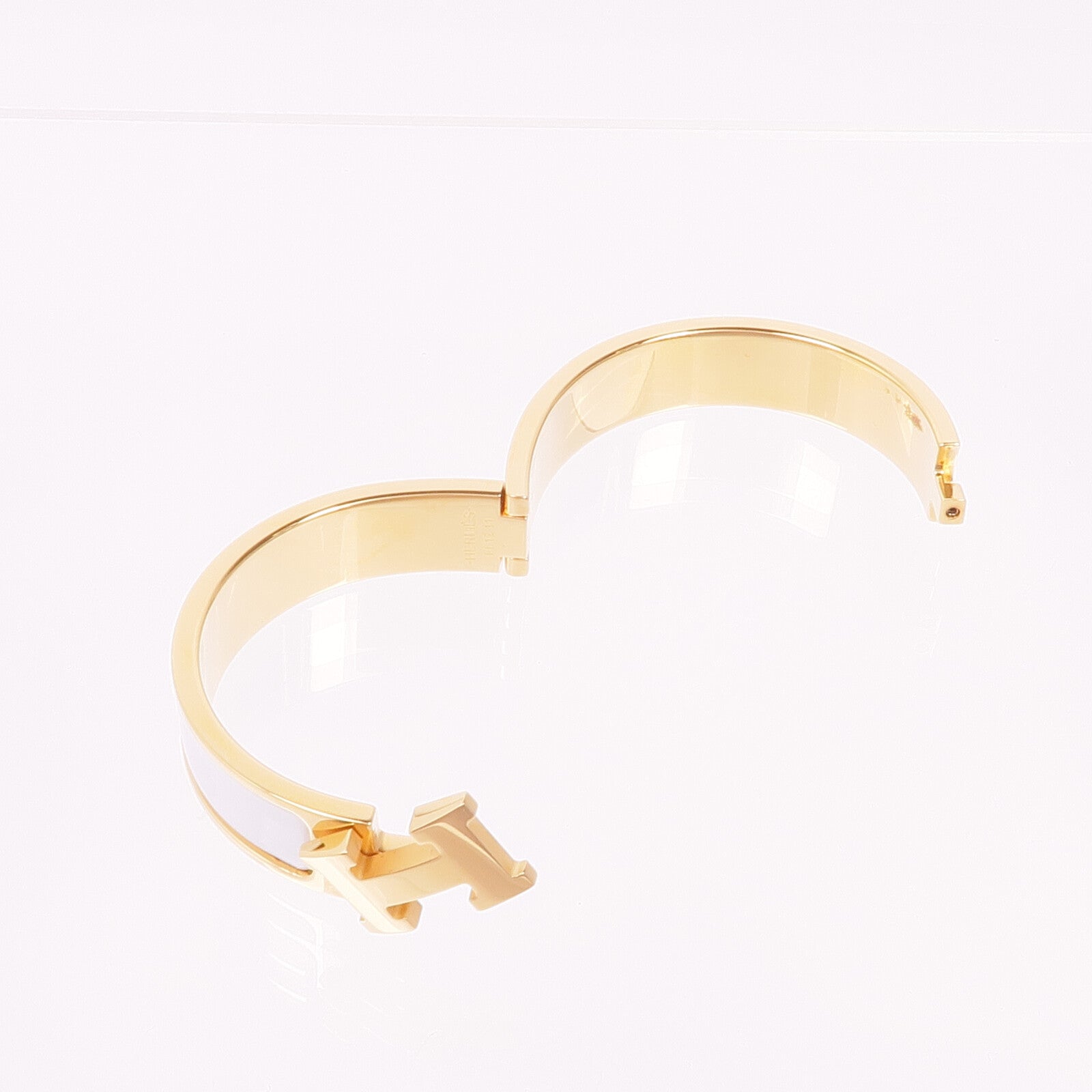 HERMES 琺瑯/金屬Clic H手鐲