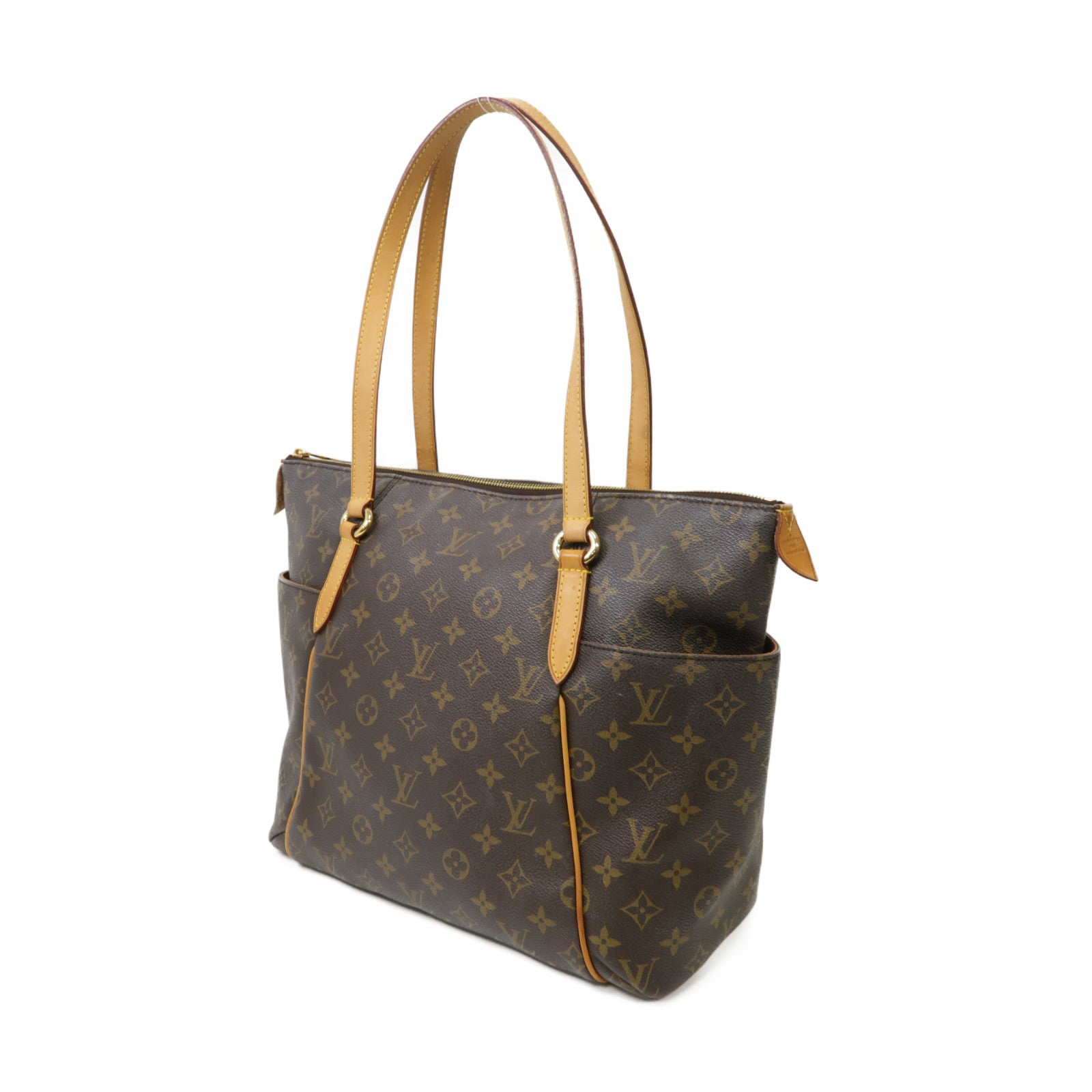 LOUIS VUITTON Monogram Totally GM金扣肩背袋啡色