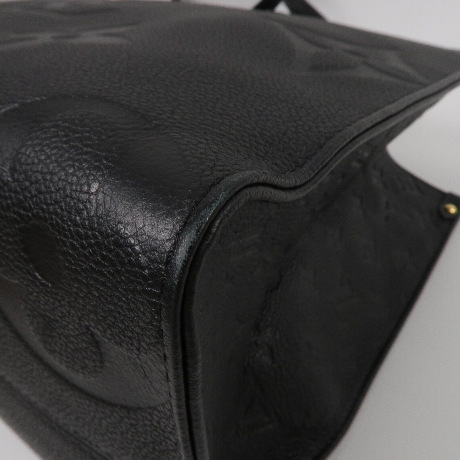 LOUIS VUITTON Monogram Empreinte On The Go MM手挽肩背兩用袋