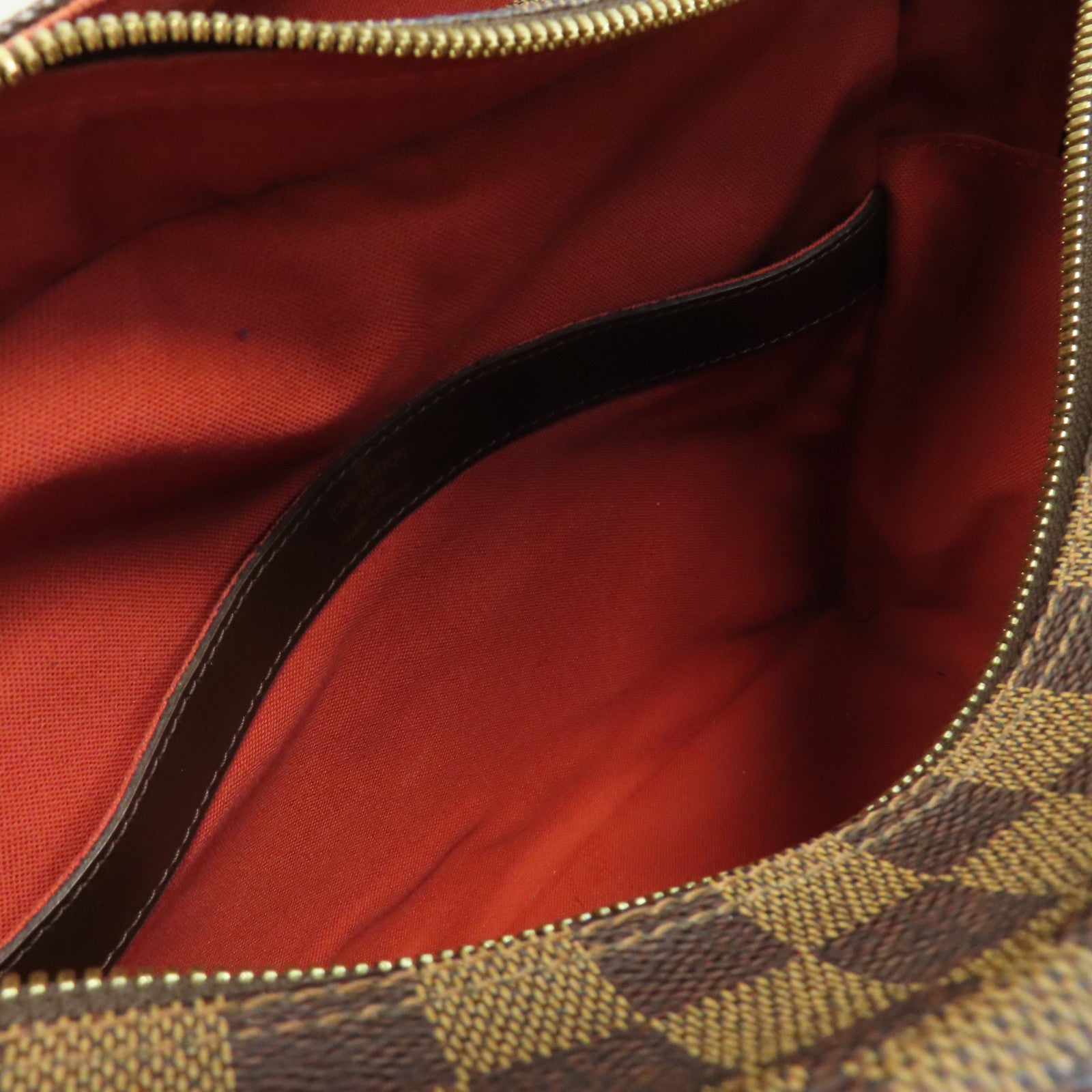 LOUIS VUITTON Damier Naviglio金扣肩背袋啡色