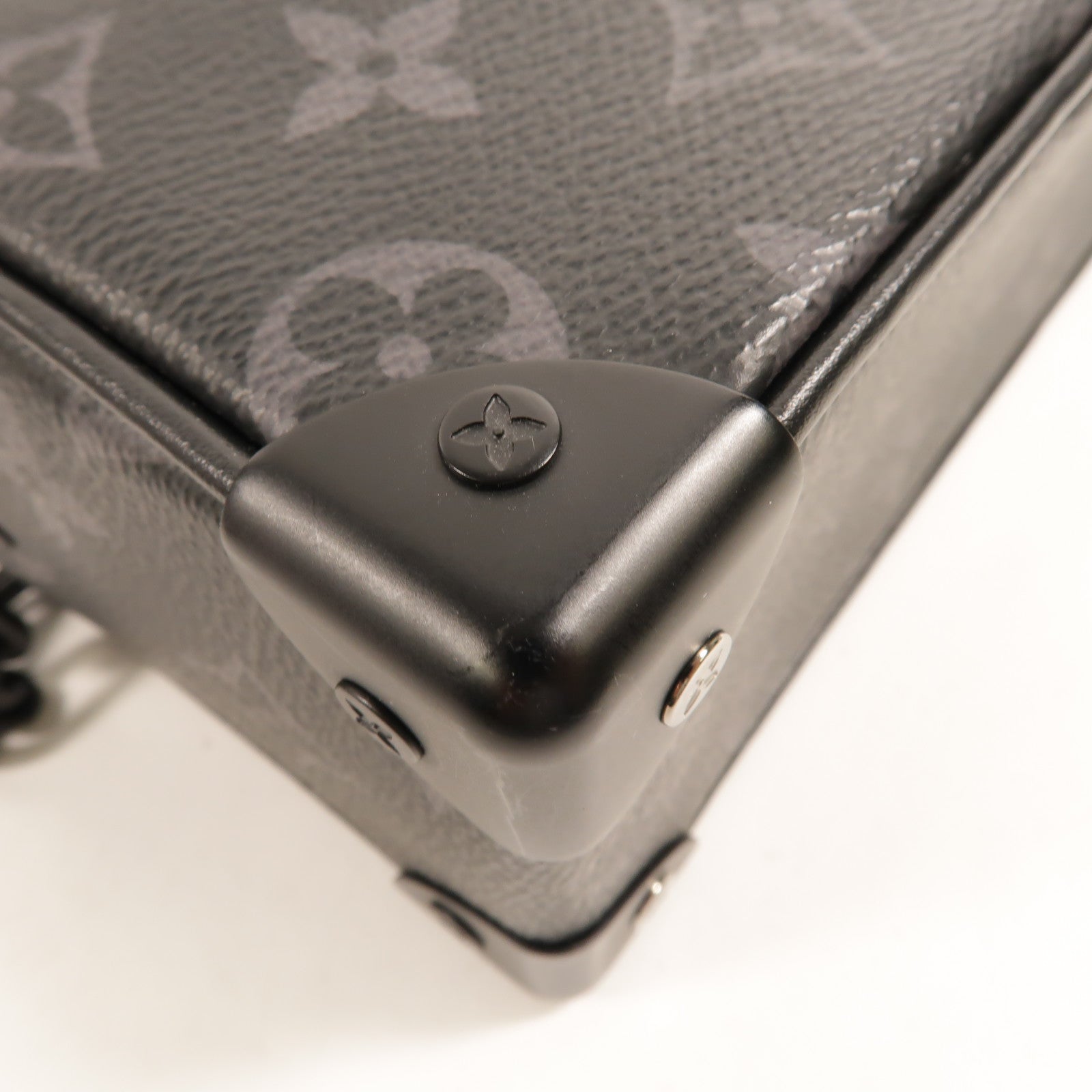 LOUIS VUITTON Monogram Eclipse Mini Soft Trunk肩背袋