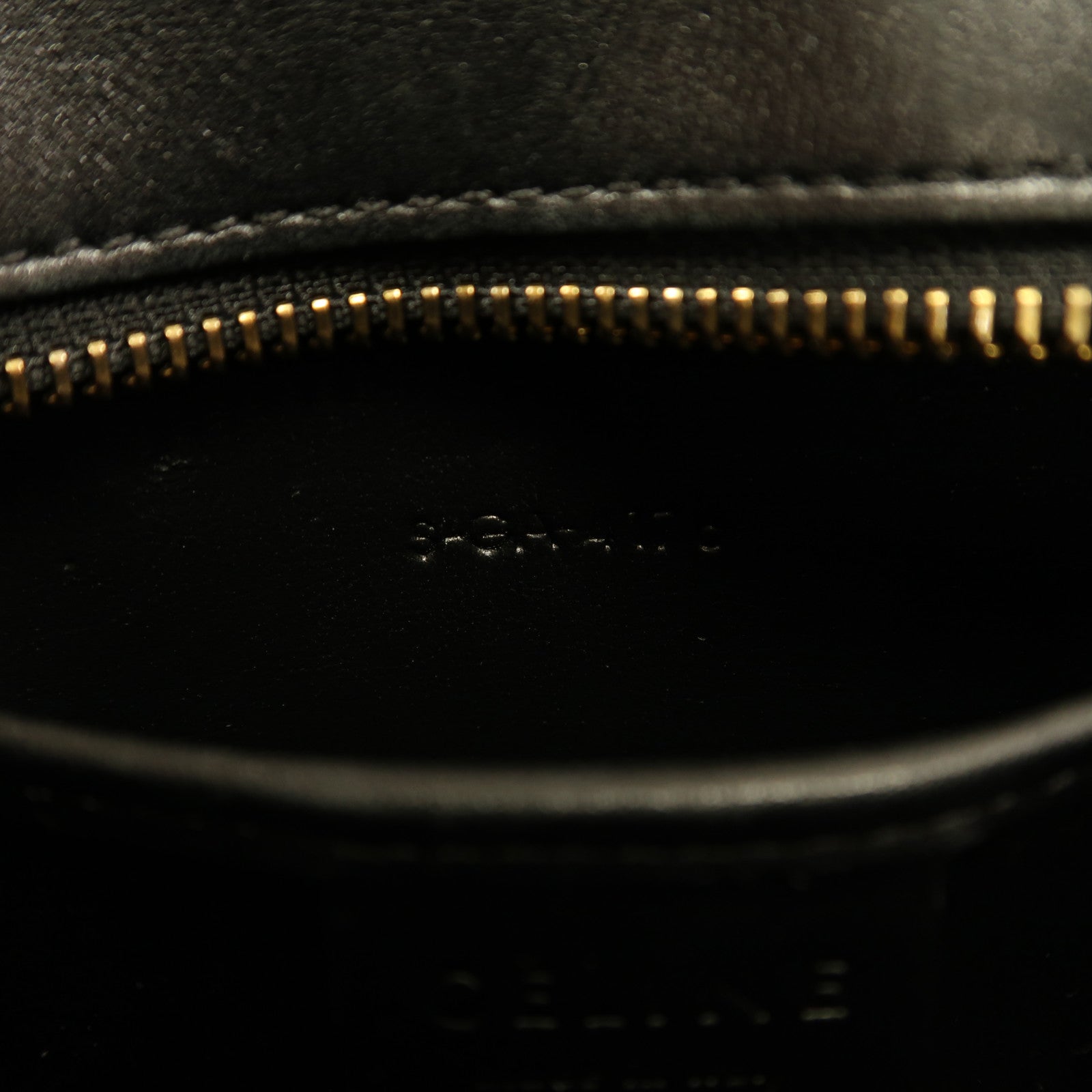 CELINE 牛皮皮革/蛇皮皮革Nano Luggage金扣手挽肩背兩用袋白色/黑色