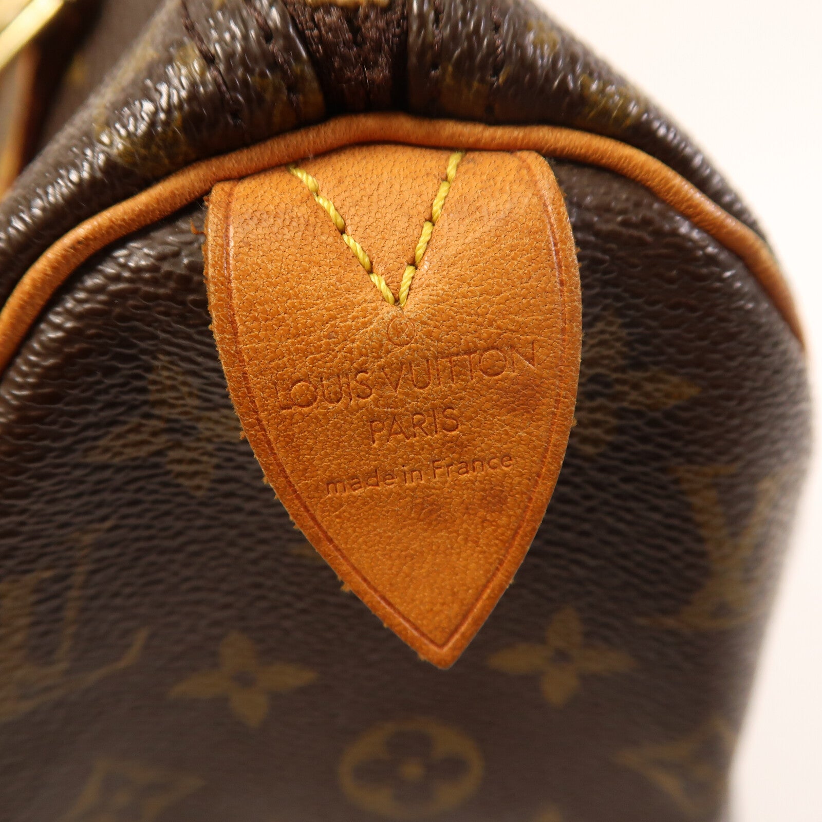 LOUIS VUITTON Monogram Speedy 25金扣手挽袋