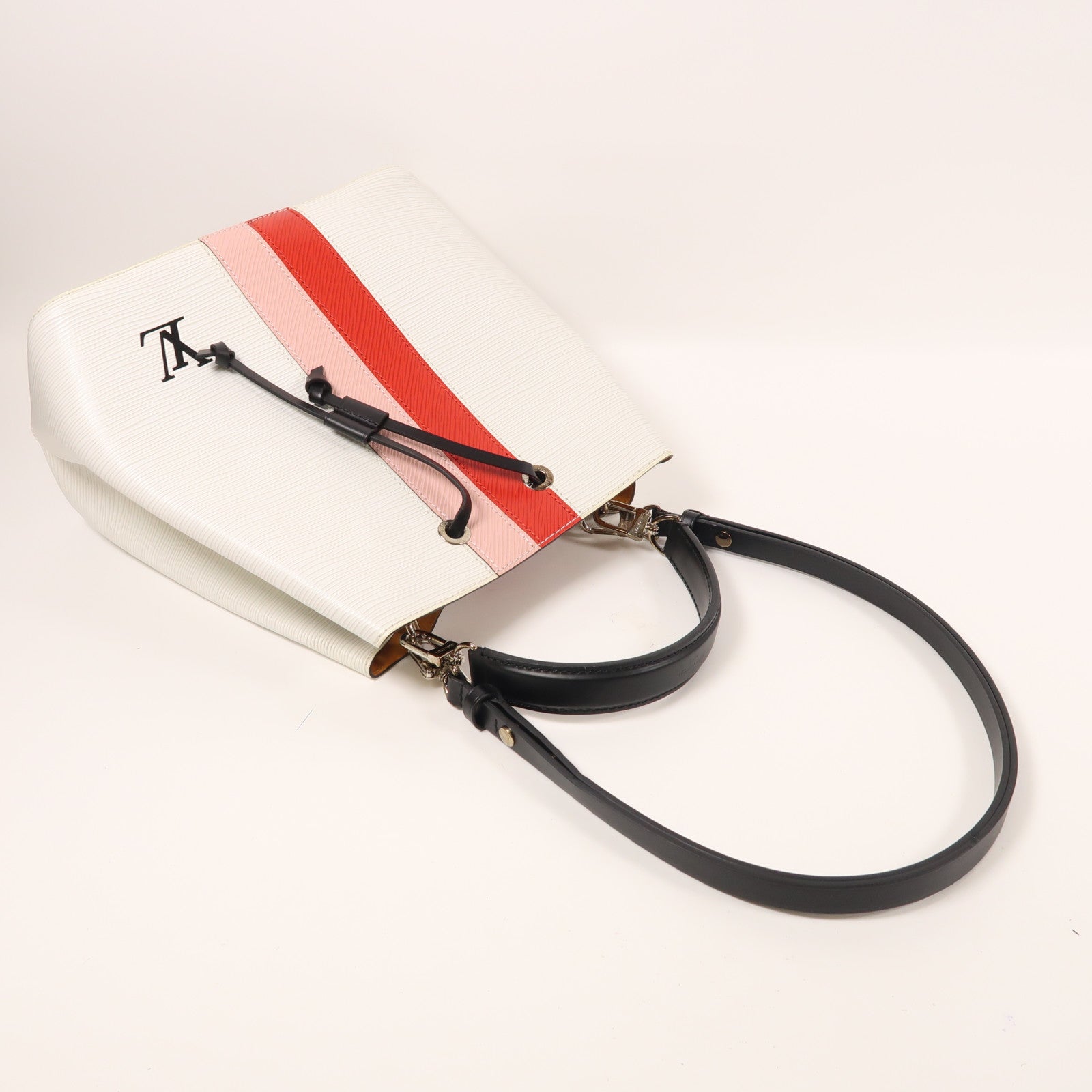 LOUIS VUITTON Epi Neo Noe銀扣手挽肩背兩用袋