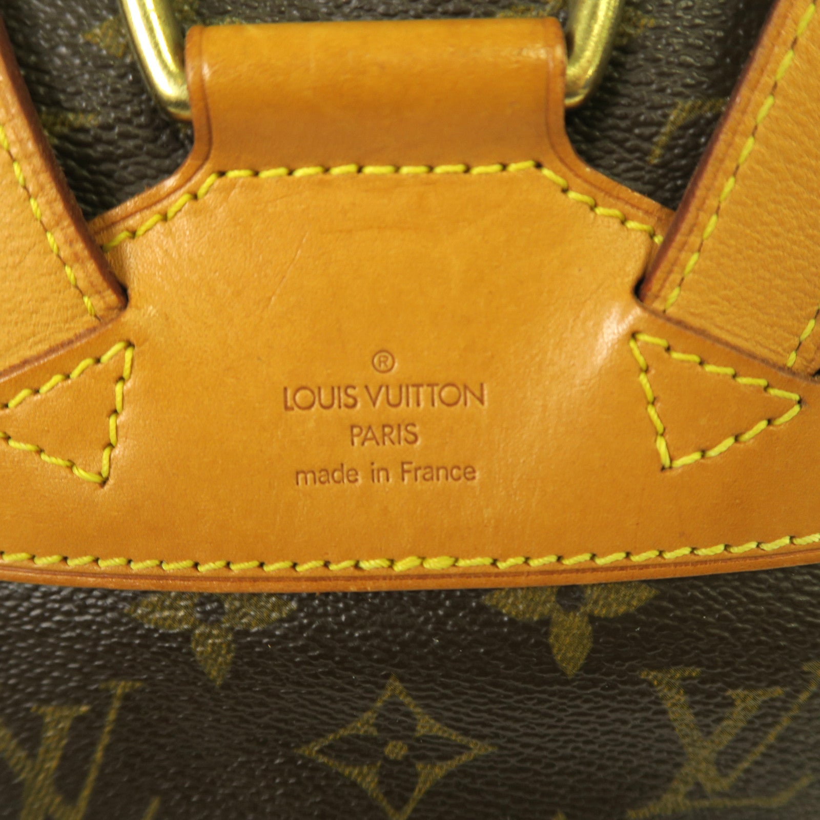 LOUIS VUITTON **【激減優惠】Monogram Montsouris MM金扣背包啡色