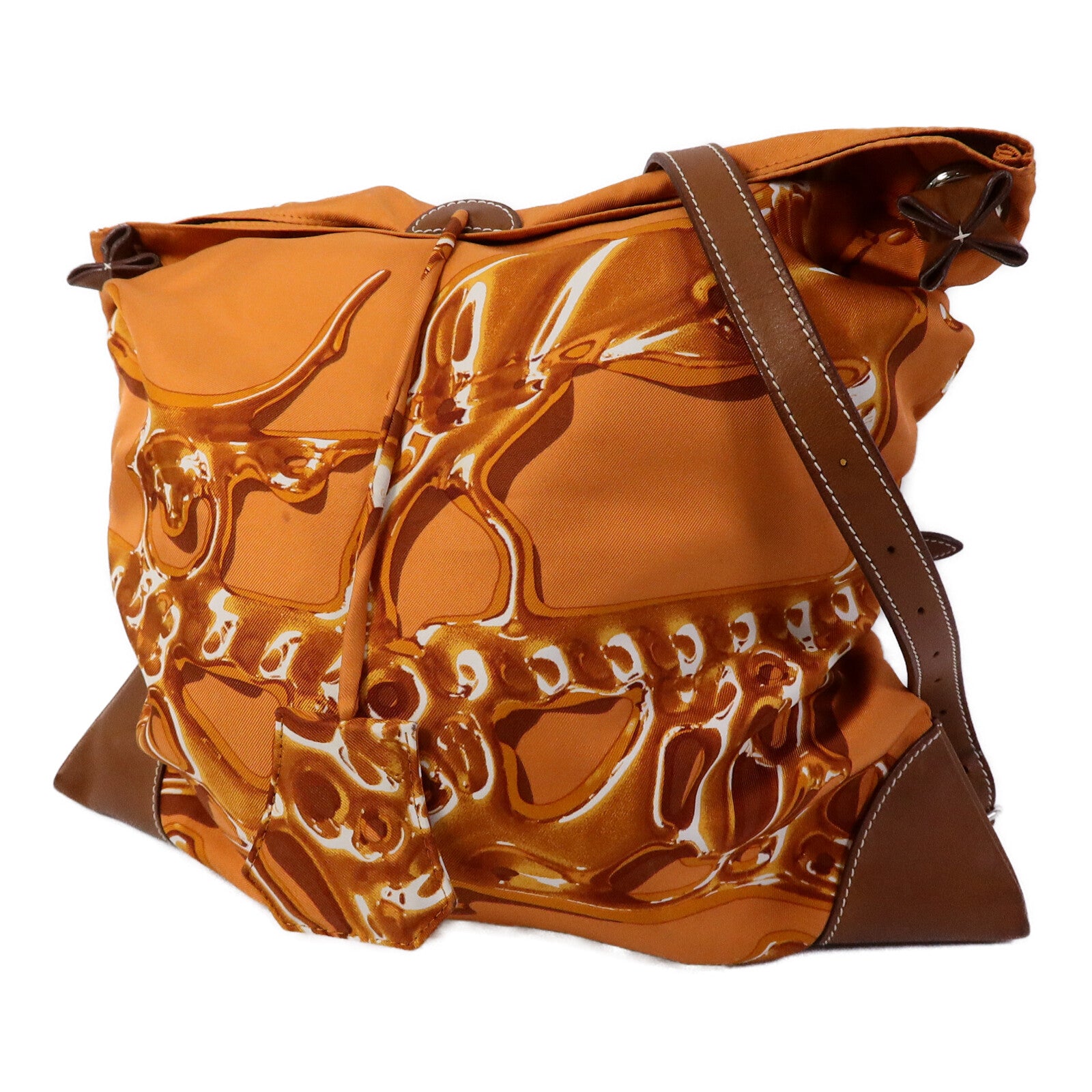 HERMES 絲質Silk In City肩背袋