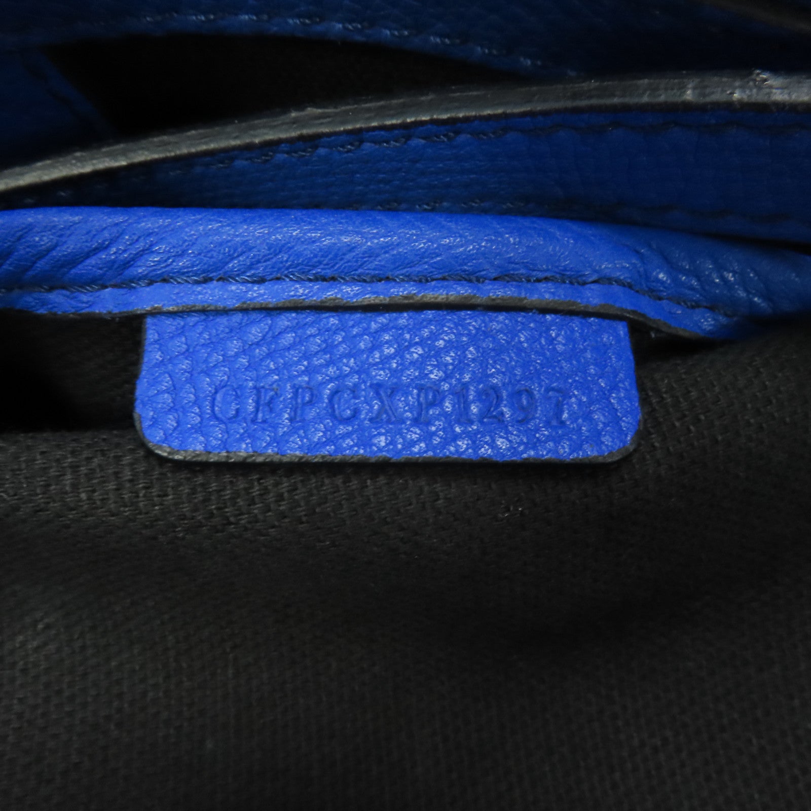 BURBERRY 牛皮皮革2way Shoulder Bag金扣手挽肩背兩用袋藍色
