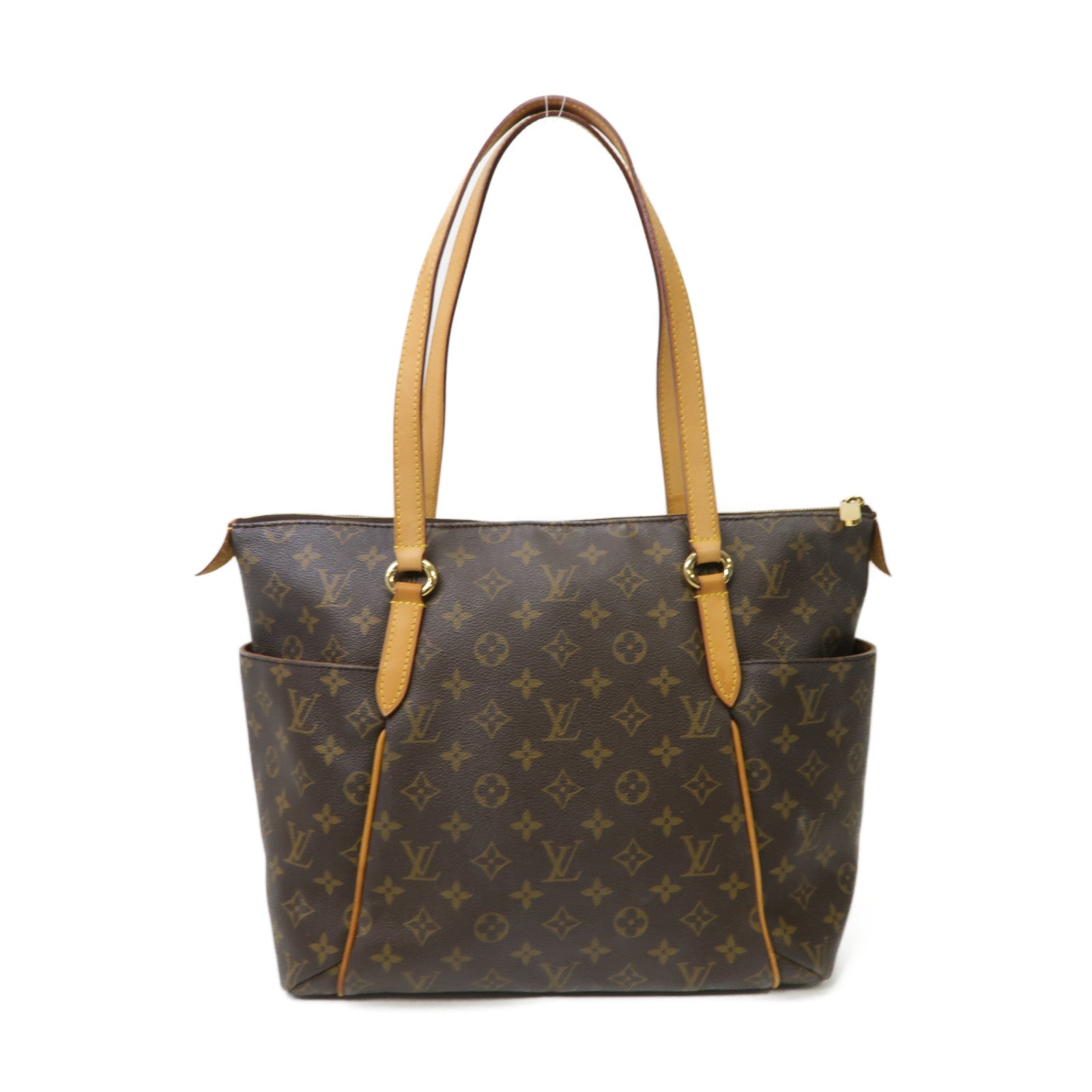 LOUIS VUITTON Monogram Totally GM金扣肩背袋啡色