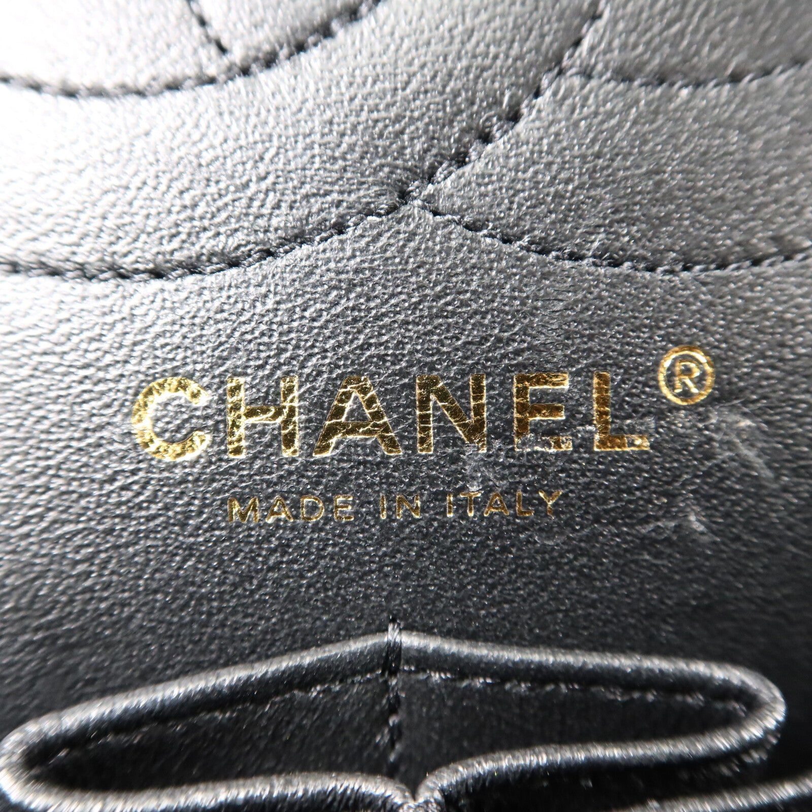 CHANEL 牛皮皮革2.55 Medium鏈帶肩背袋