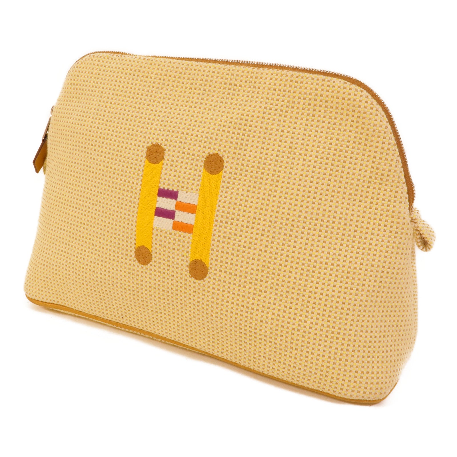 HERMES 帆布Bolide Crazy H Case Medium手拿包