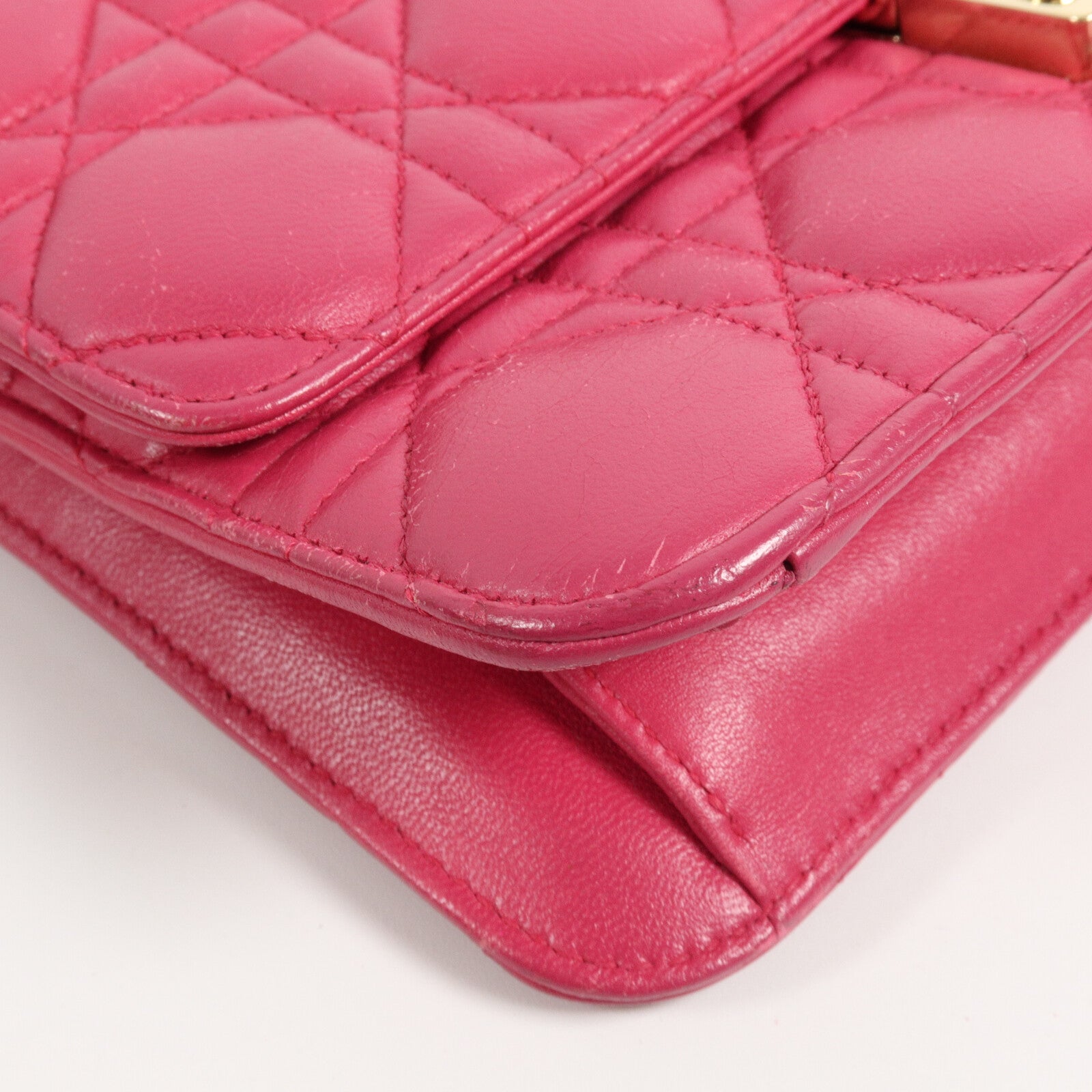 Dior 羊皮皮革Miss Dior Promenade Pouch鏈帶肩背袋