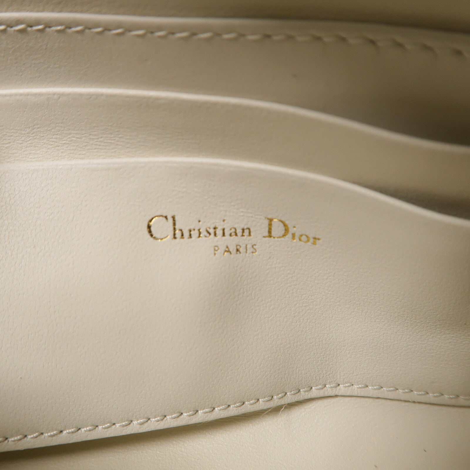 Dior 牛皮皮革Mini Caro D-Cosy鏈帶手挽肩背兩用袋