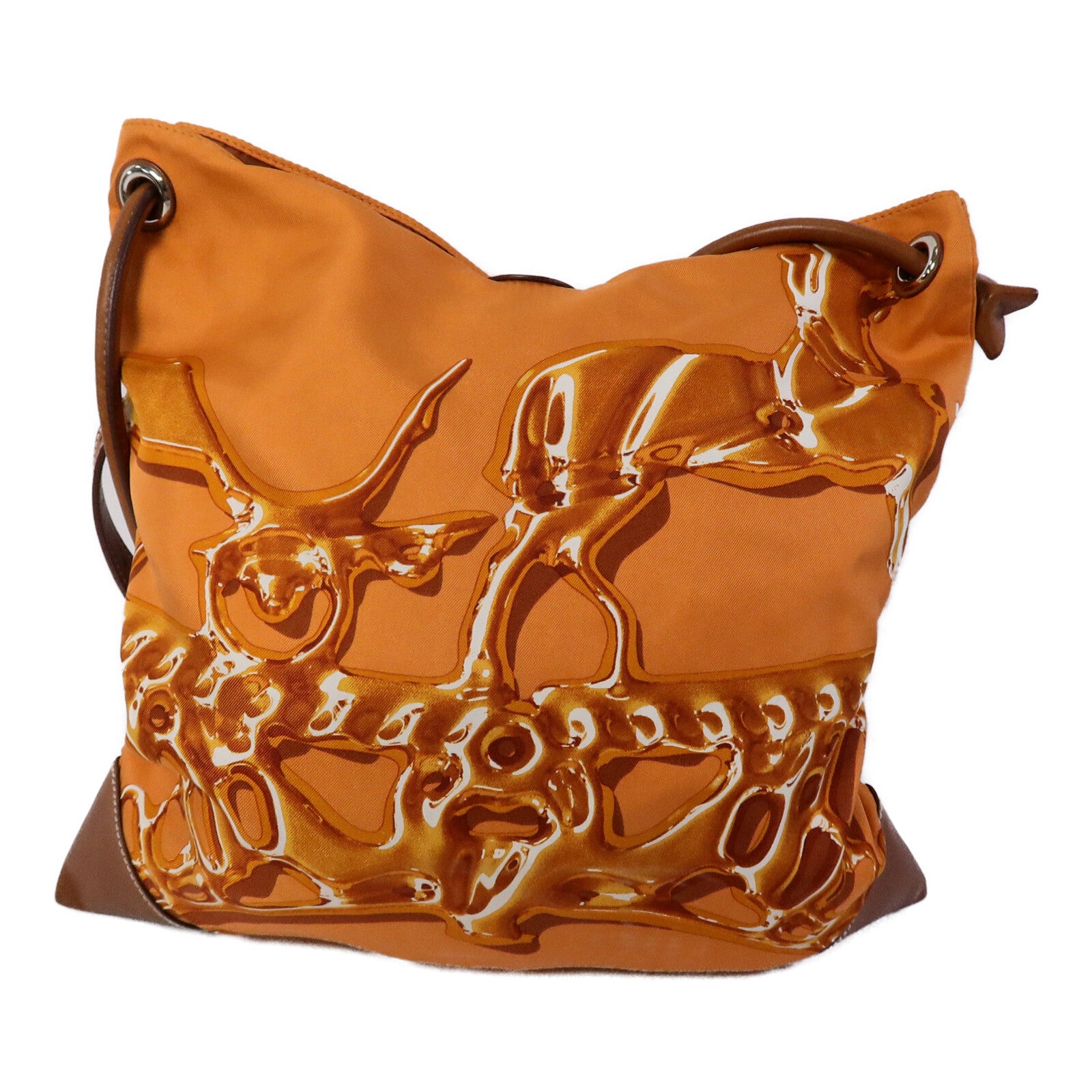HERMES 絲質Silk In City肩背袋