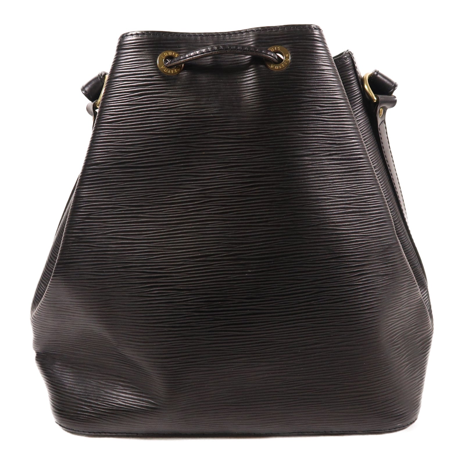 LOUIS VUITTON Epi Petit Noe金扣肩背袋黑色