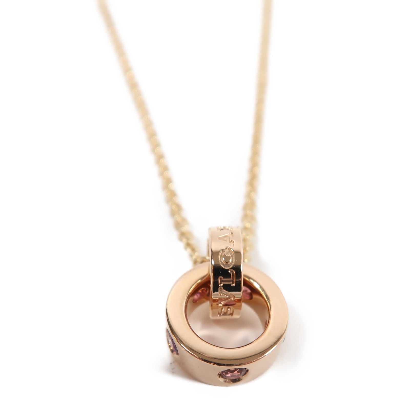 BVLGARI 18K黃金/玫瑰金Roman Sorbet Necklace項鍊