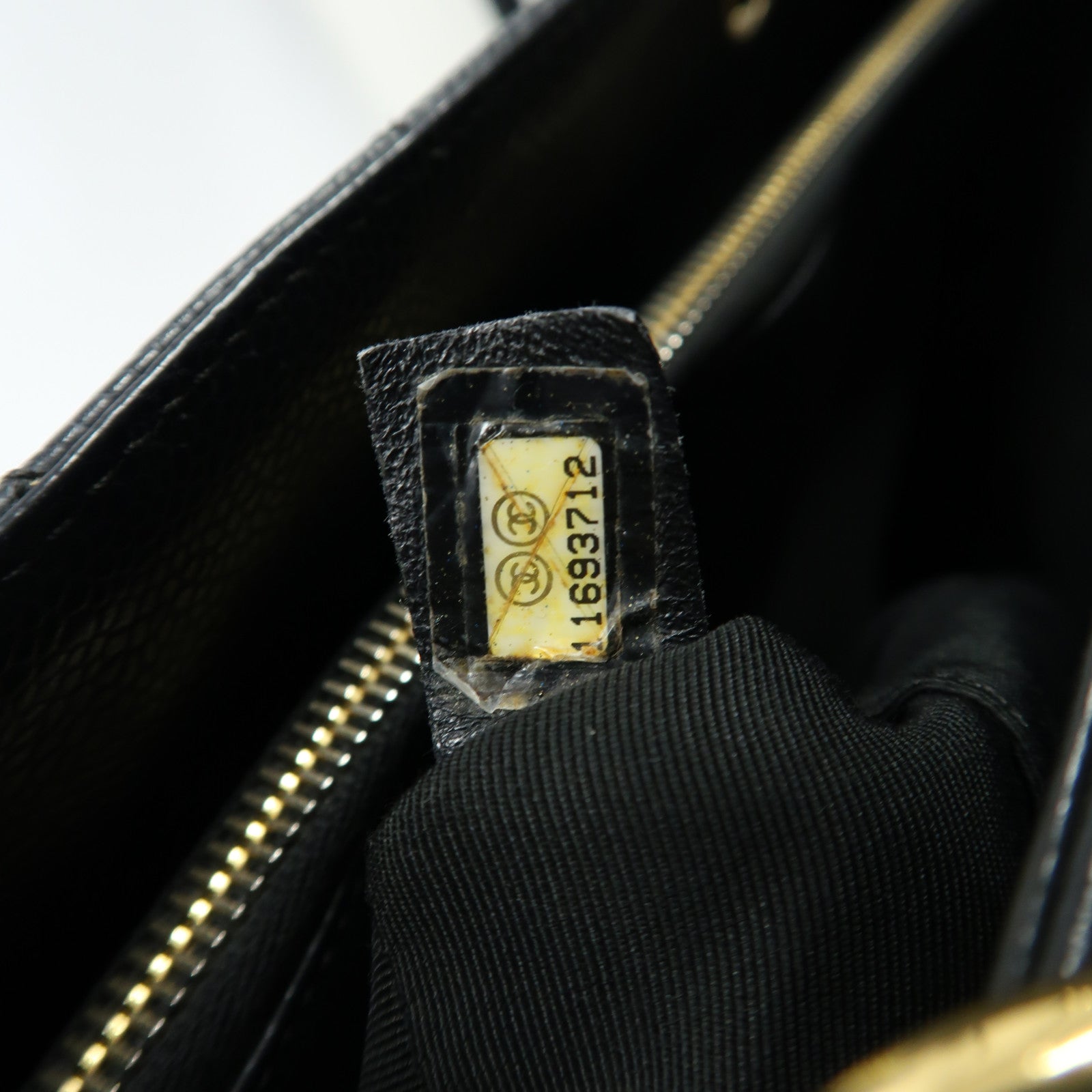 CHANEL 菱格牛皮皮革Grand Shopping Tote金扣肩背袋黑色