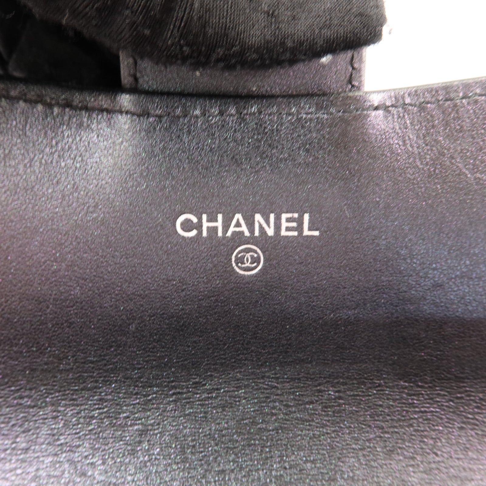 CHANEL 漆皮皮革Classic Flap Long Wallet長錢包