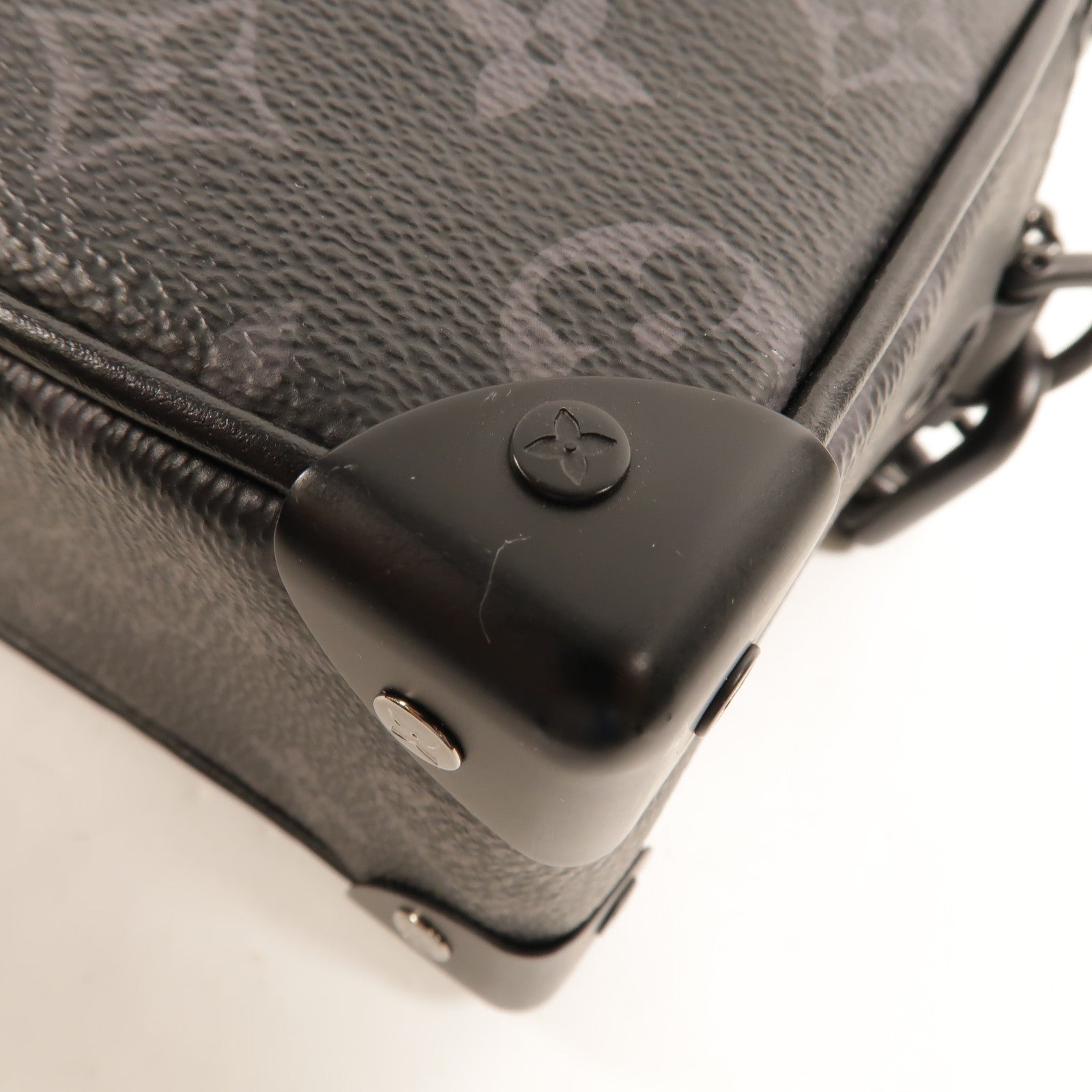 LOUIS VUITTON Monogram Eclipse Mini Soft Trunk肩背袋
