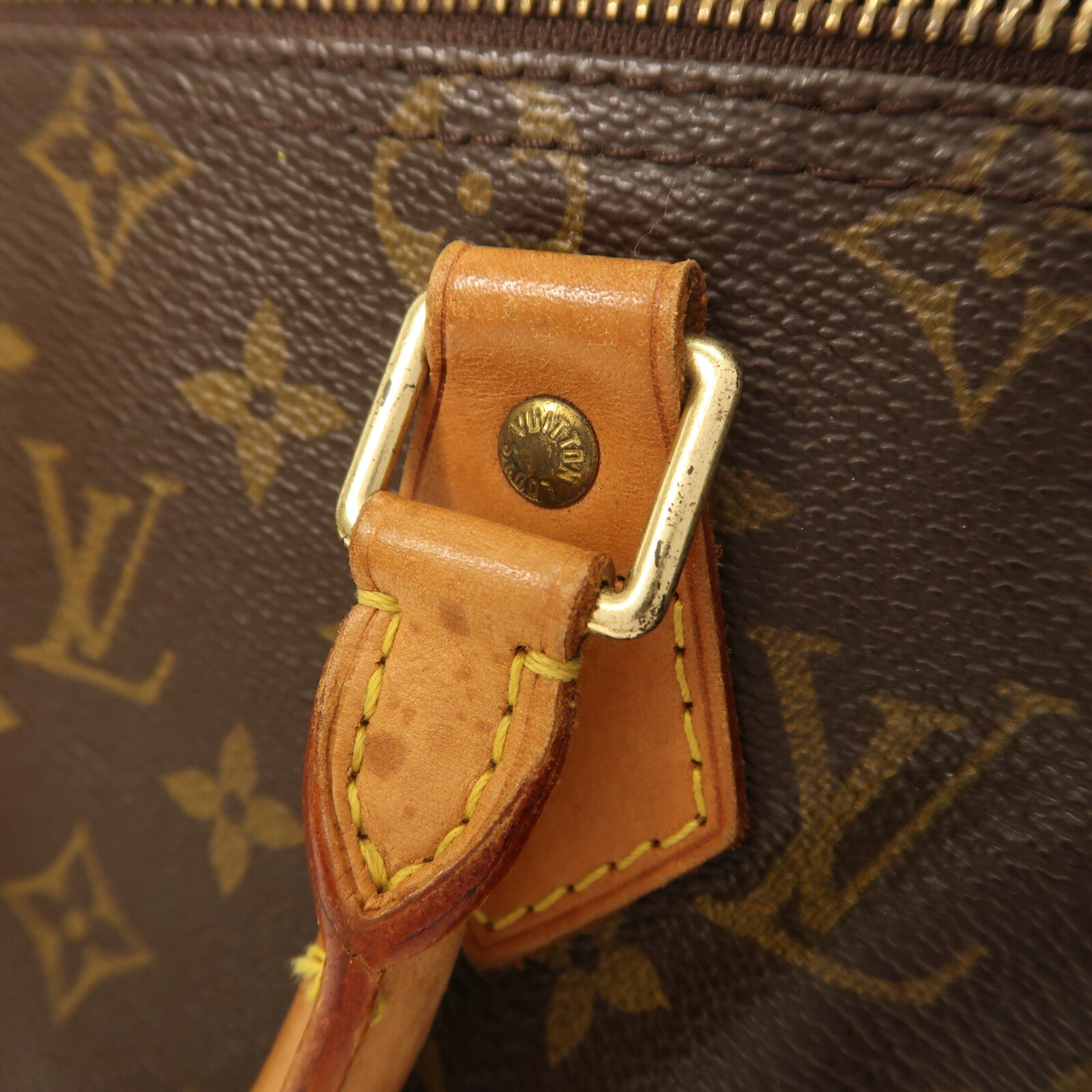 LOUIS VUITTON Monogram Speedy 25金扣手挽袋