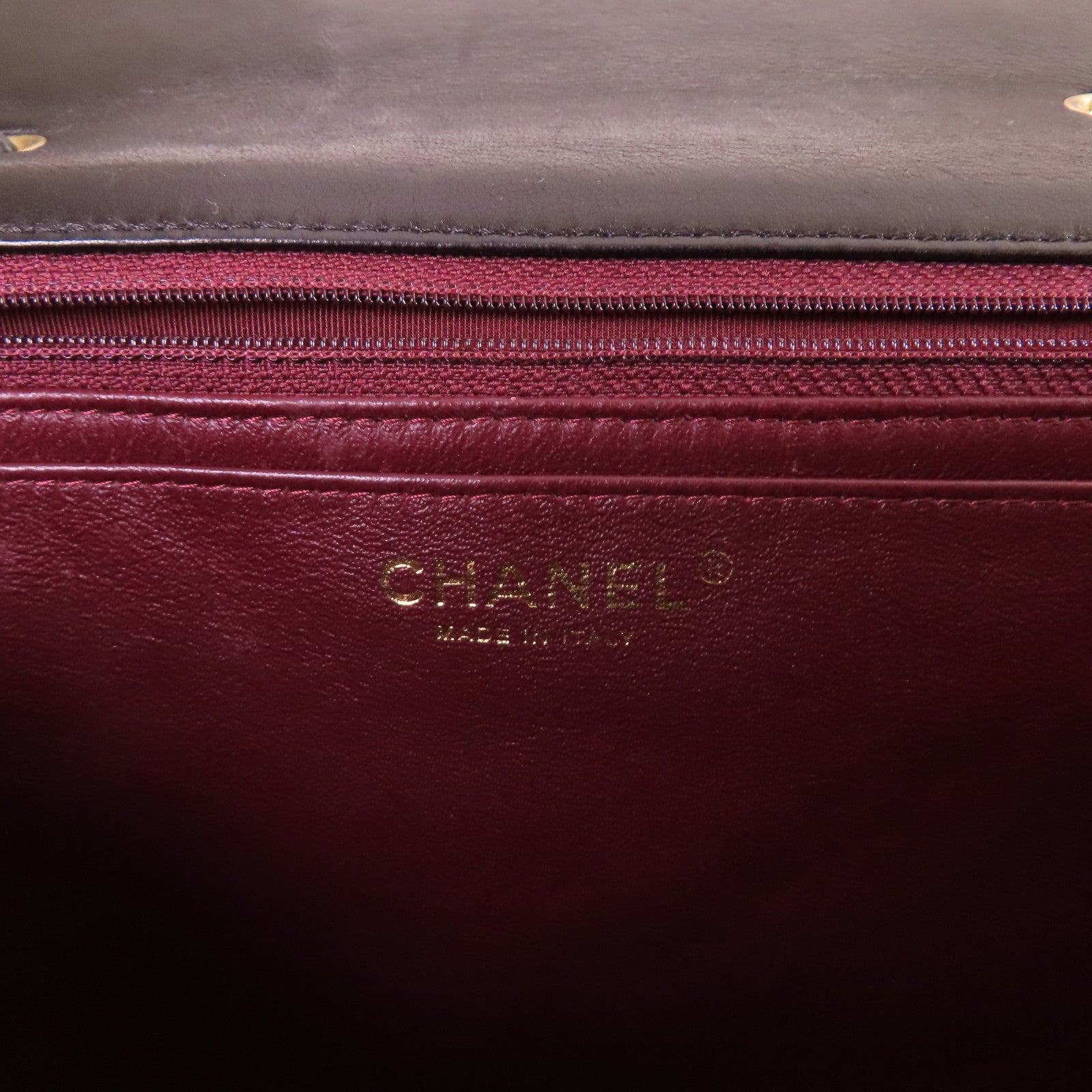CHANEL 【激減優惠】菱格羊皮皮革Jumbo Single Flap Chain Shoulder Bag金扣鏈帶肩背袋黑色