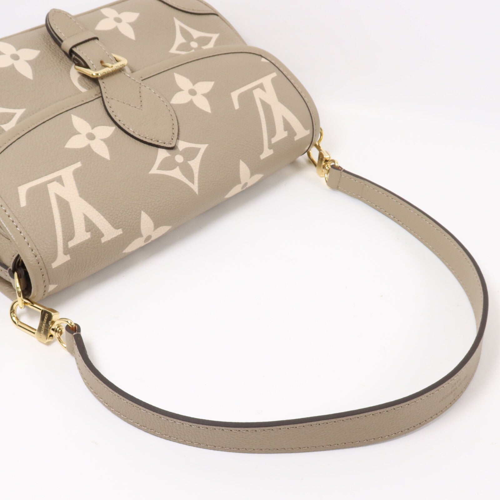 LOUIS VUITTON Monogram Empreinte Diane PM手挽肩背兩用袋