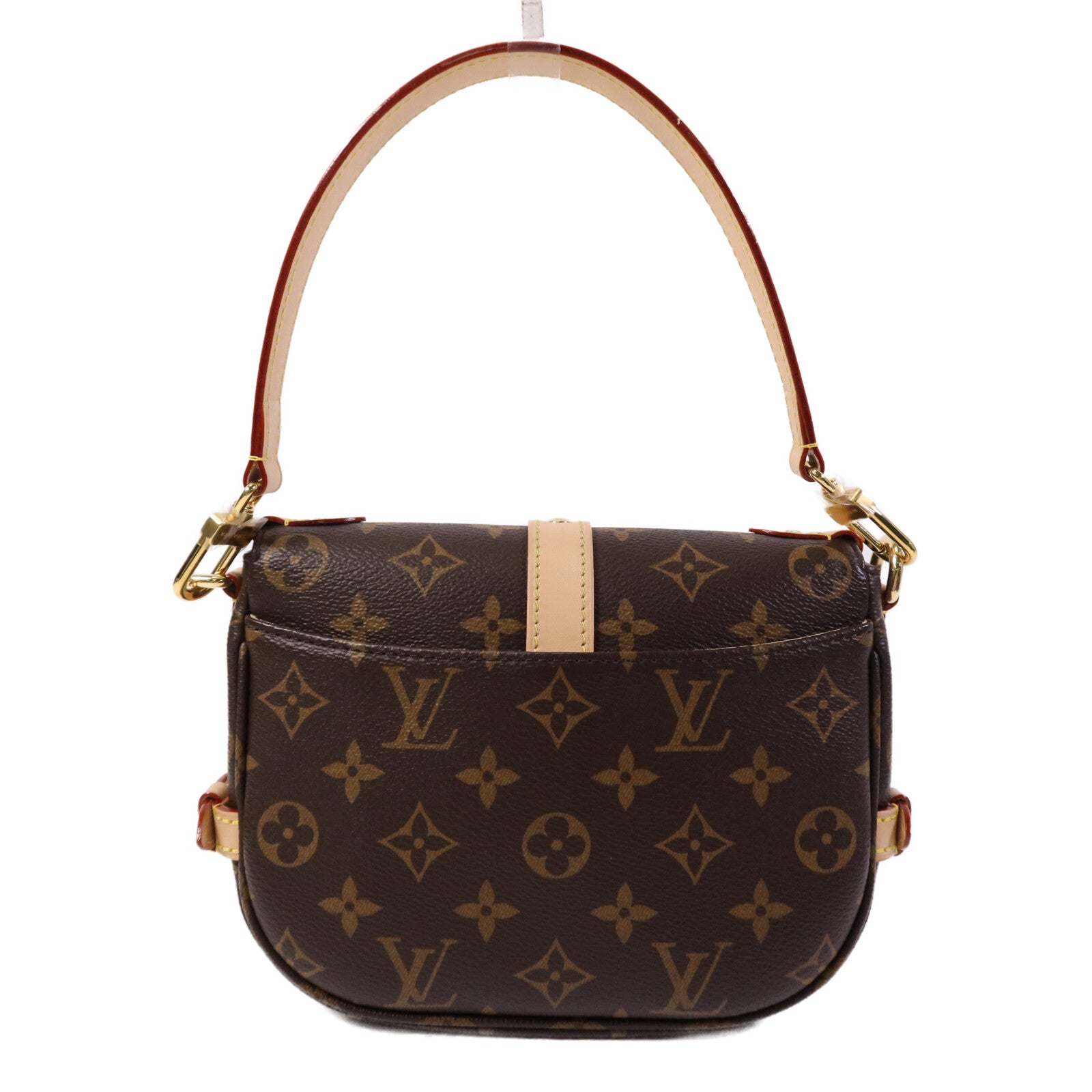 LOUIS VUITTON Monogram Saumur BB金扣手挽肩背兩用袋