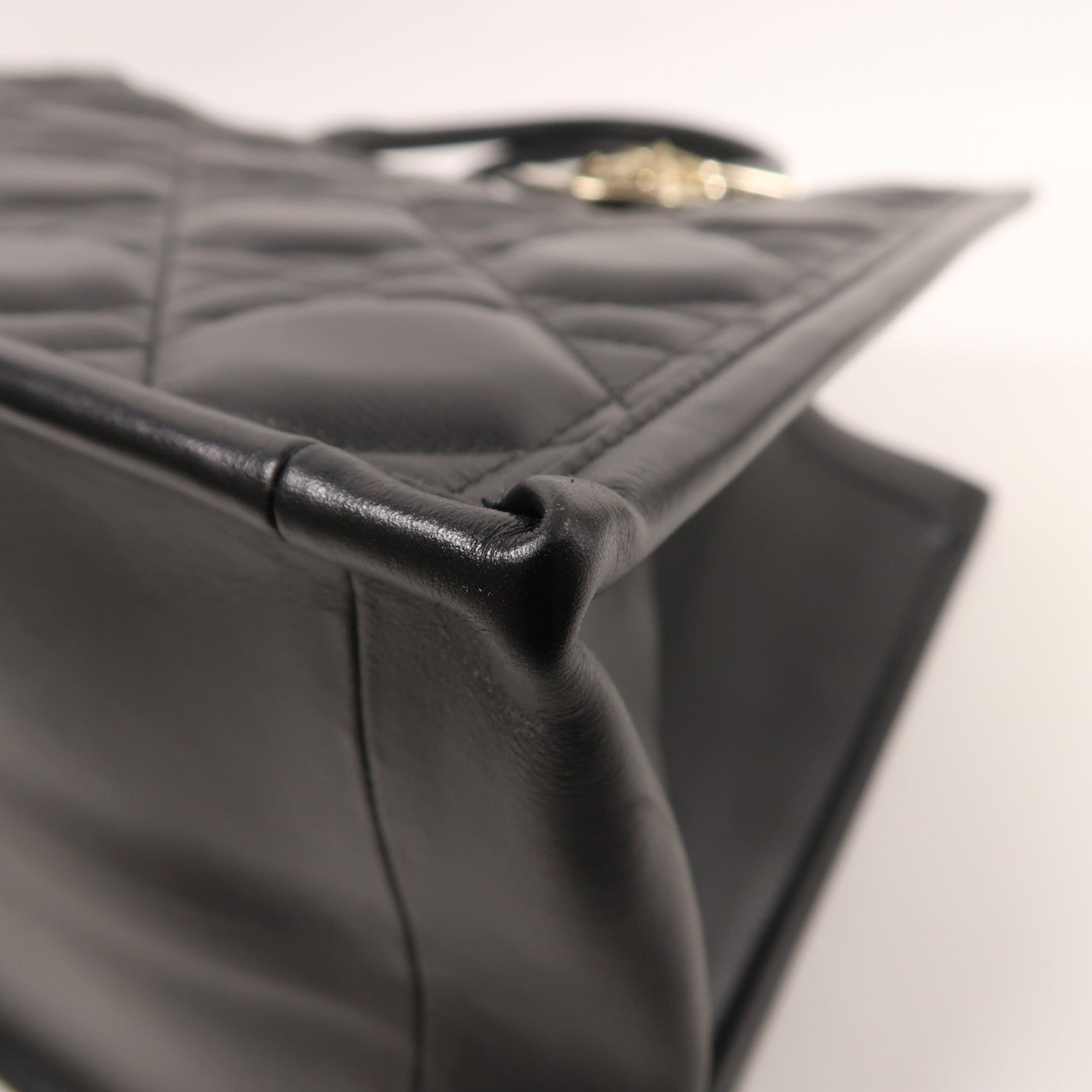 Dior 牛皮皮革Book Tote Medium金扣手挽肩背兩用袋