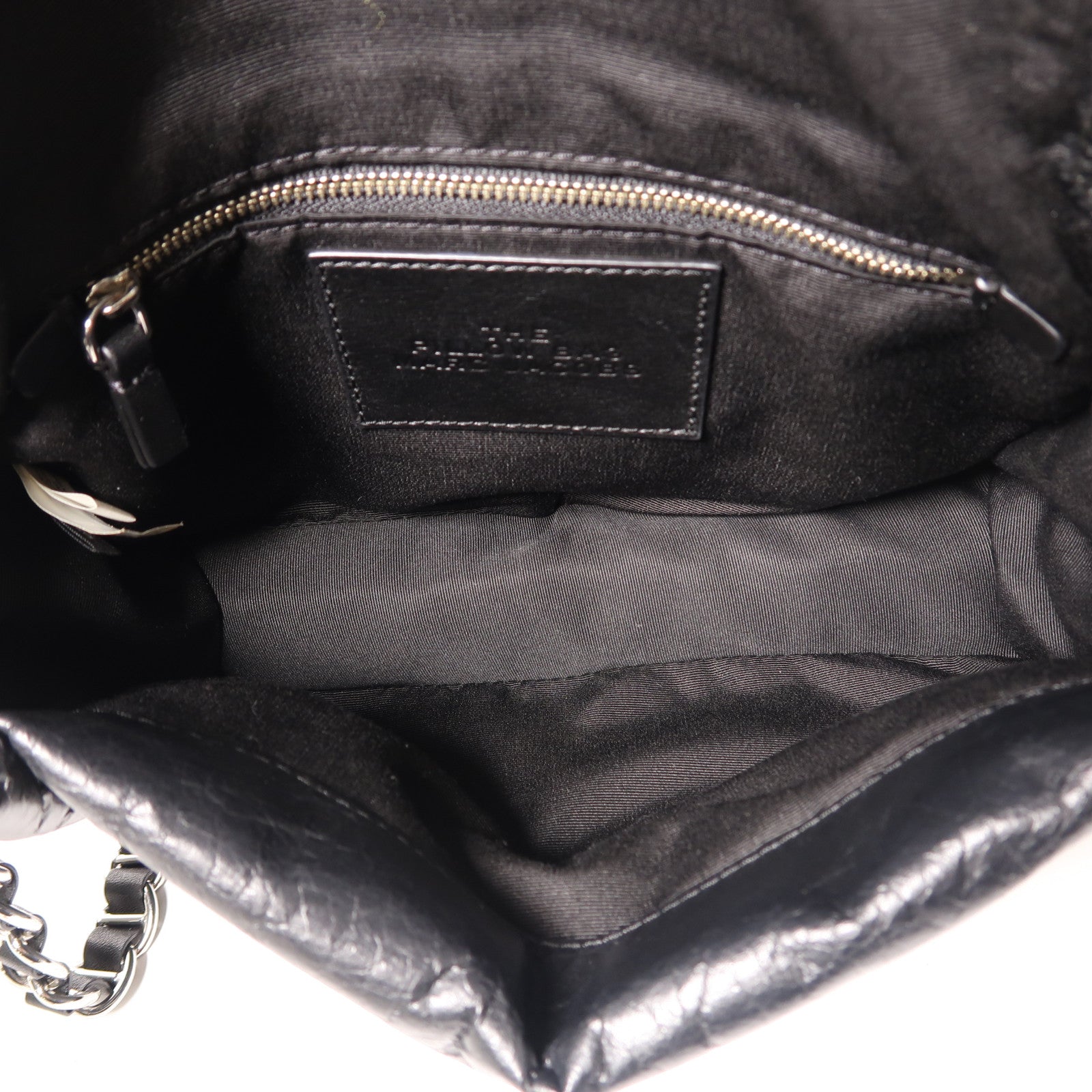 MARC JACOBS 【激減優惠】聚酯纖維Shoulder Bag銀扣鏈帶肩背袋黑色