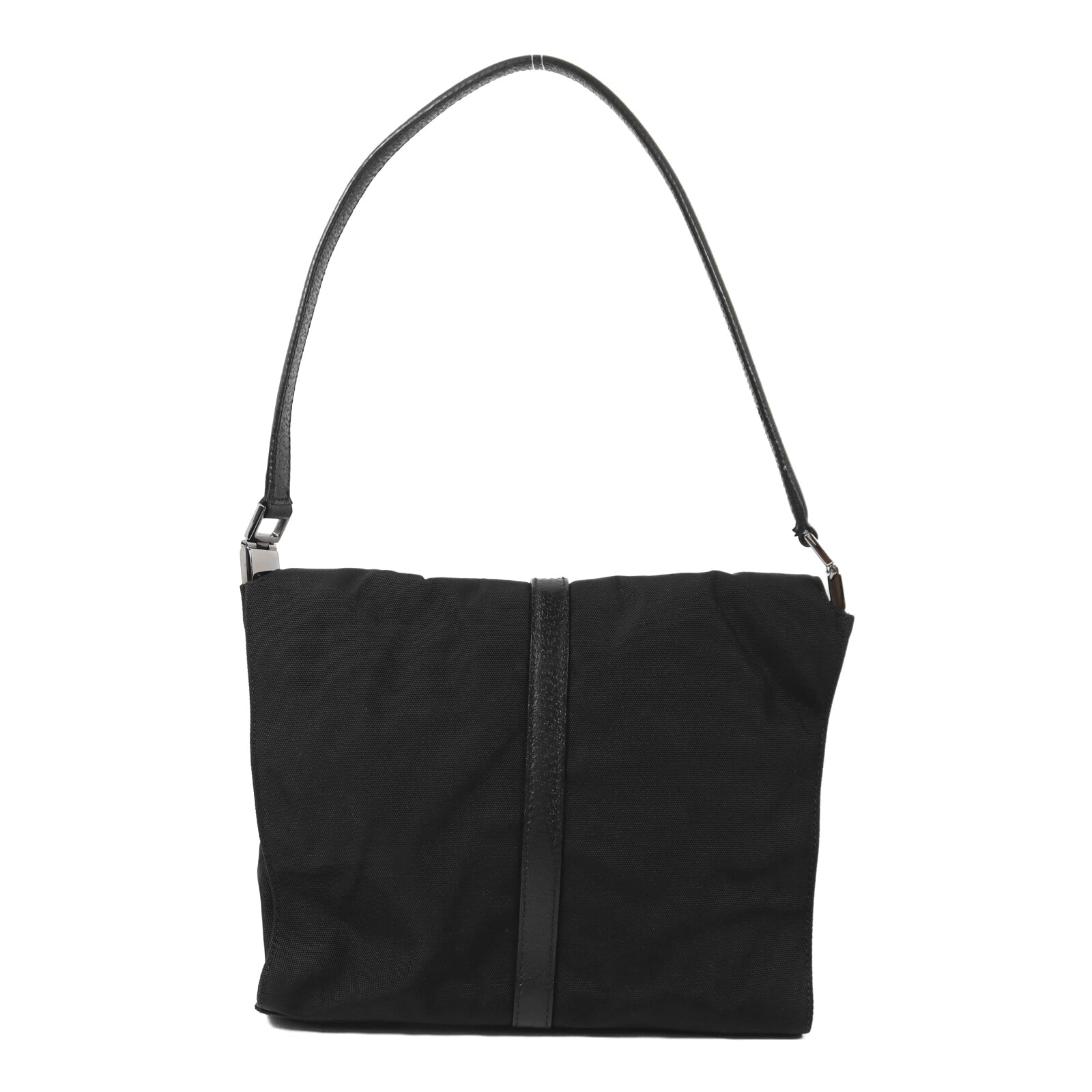 GUCCI 帆布Pouch Shoulder銀扣肩背袋