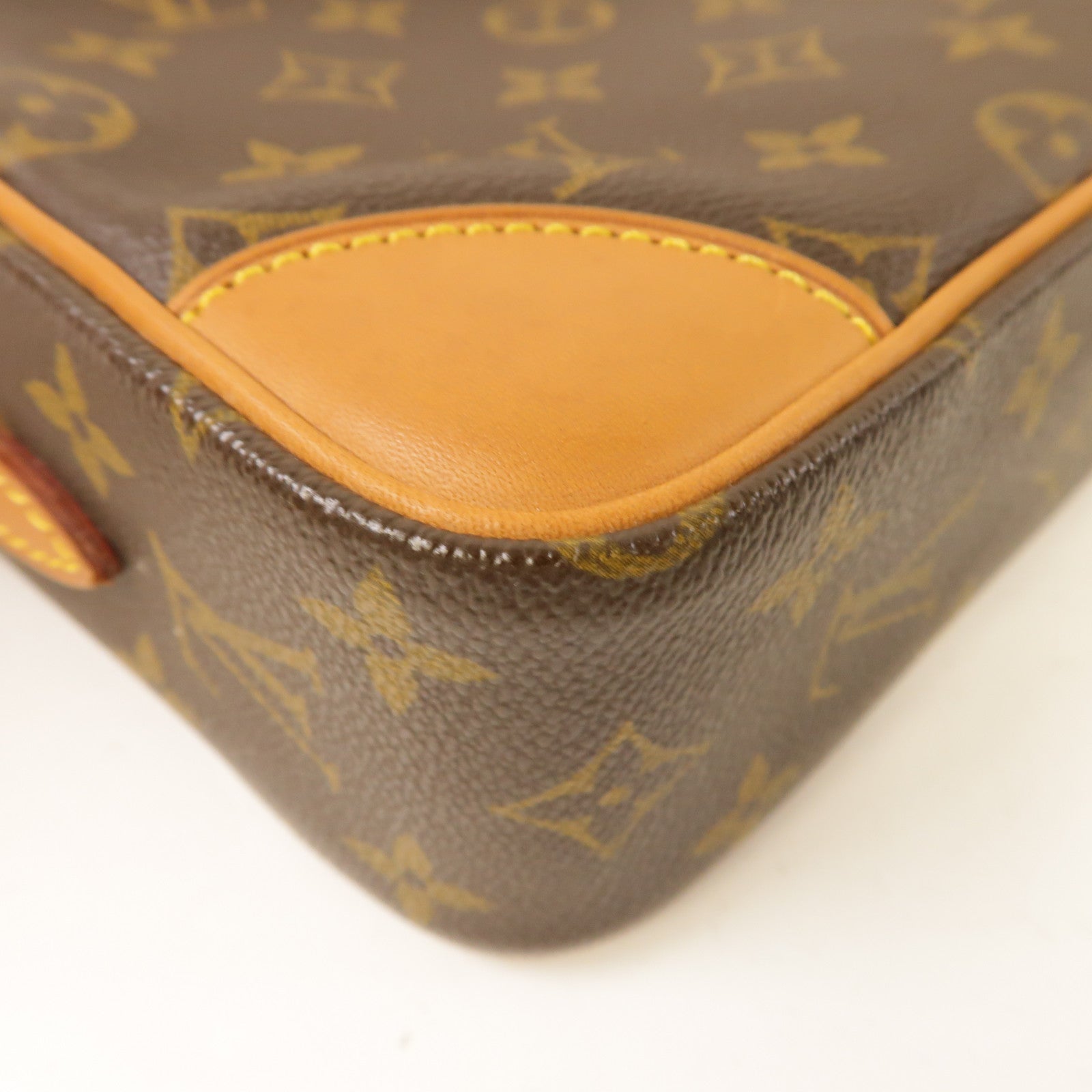 LOUIS VUITTON Monogram Trocadero 30金扣肩背袋啡色