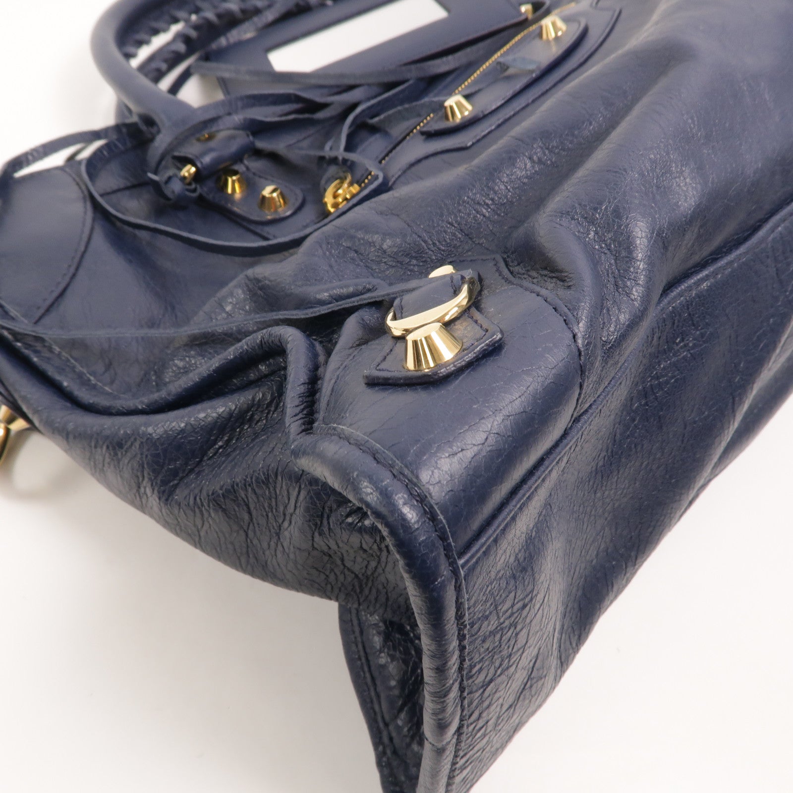 BALENCIAGA 牛皮皮革City手挽肩背兩用袋