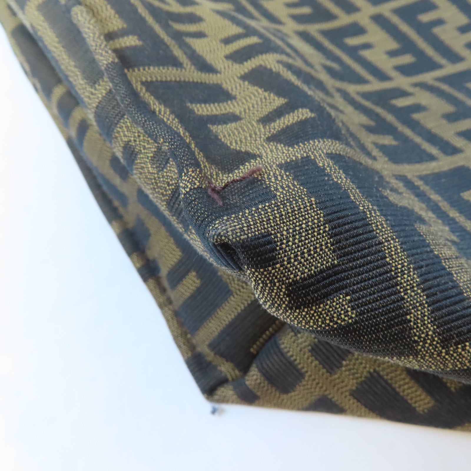 FENDI 帆布Zucca Tote Bag手挽袋啡色