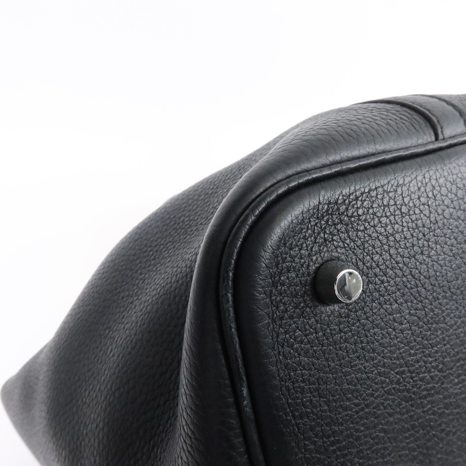 HERMES Clemence皮革 Picotin MM手挽袋Noir