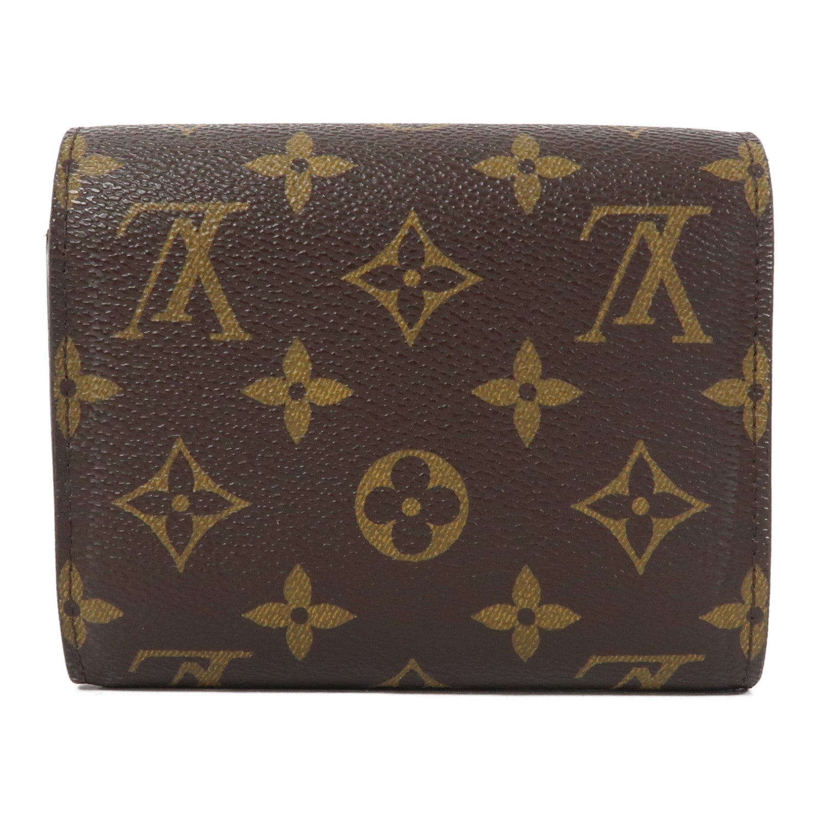 LOUIS VUITTON 【激減優惠】Monogram Wallet金扣錢包啡色