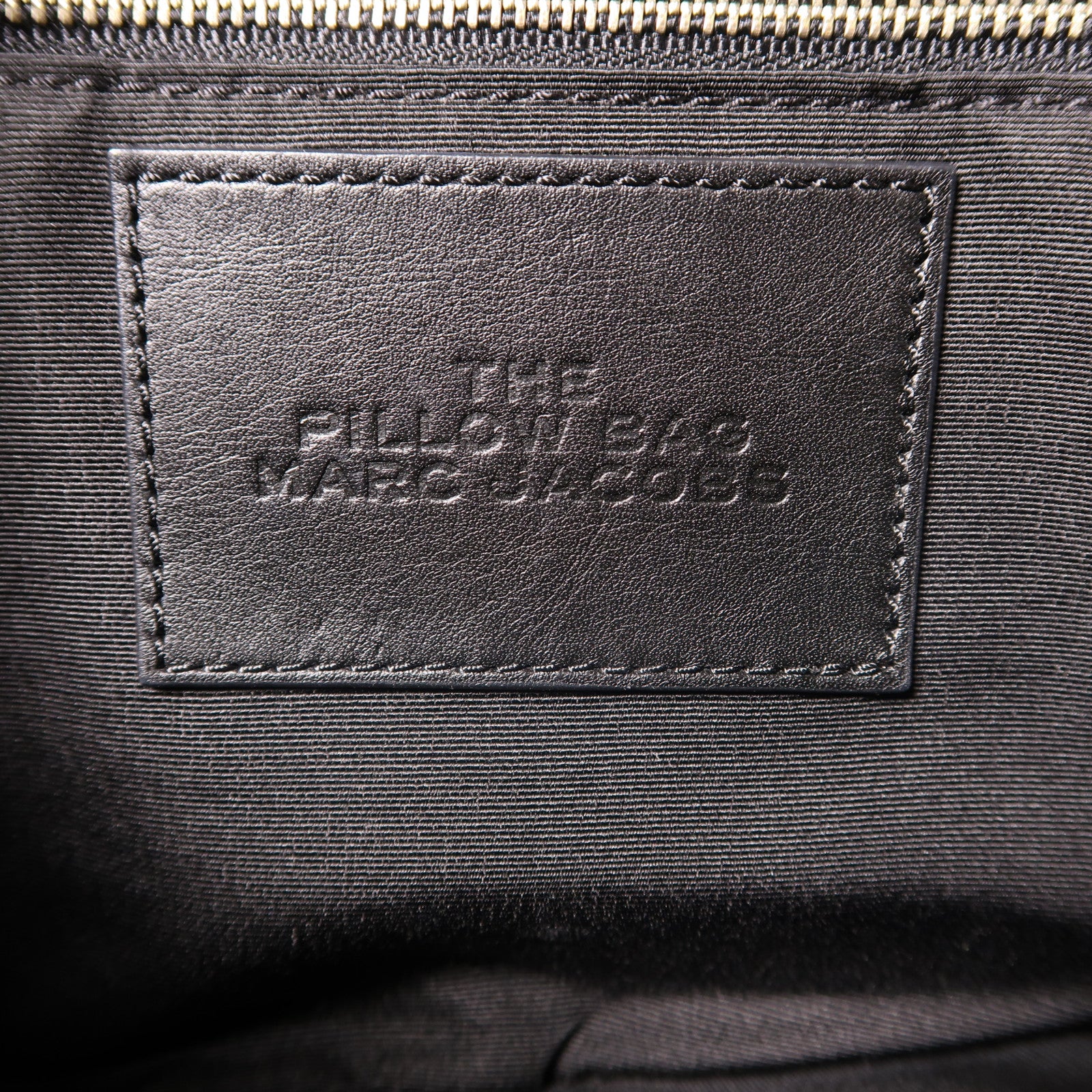 MARC JACOBS 【激減優惠】聚酯纖維Shoulder Bag銀扣鏈帶肩背袋黑色