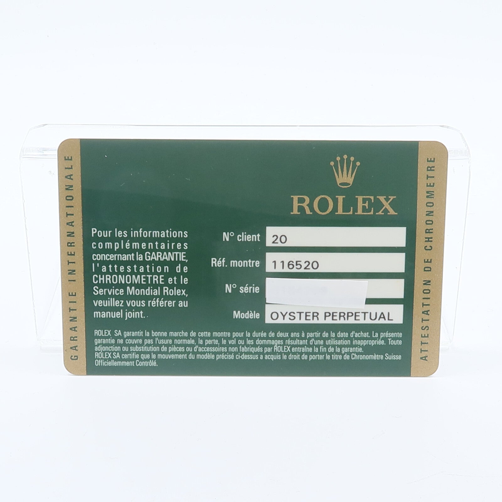 ROLEX Daytona 116520
