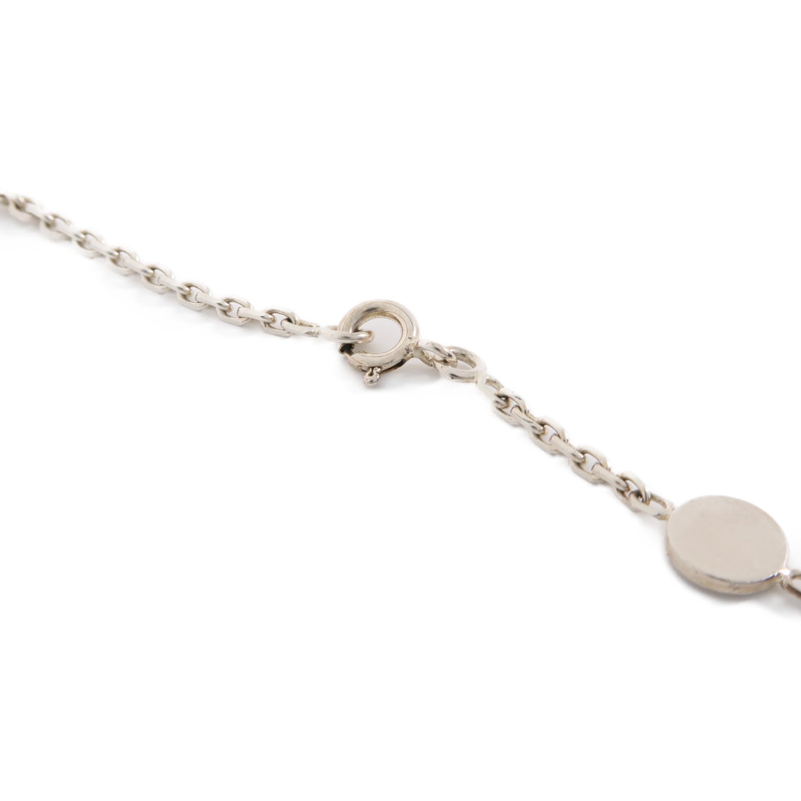 HERMES 925純銀Eclipse Evelyne Pendant Necklace項鍊