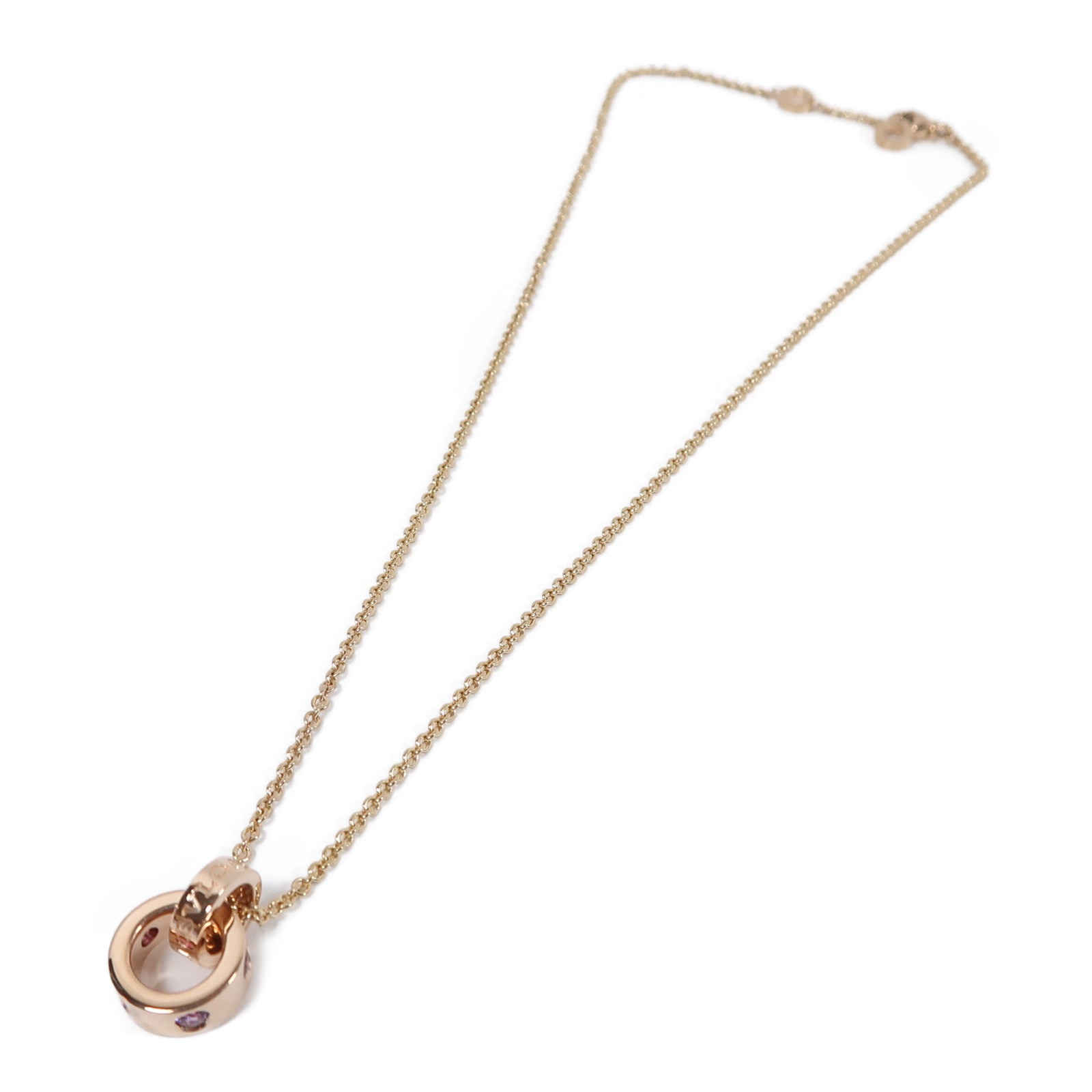 BVLGARI 18K黃金/玫瑰金Roman Sorbet Necklace項鍊