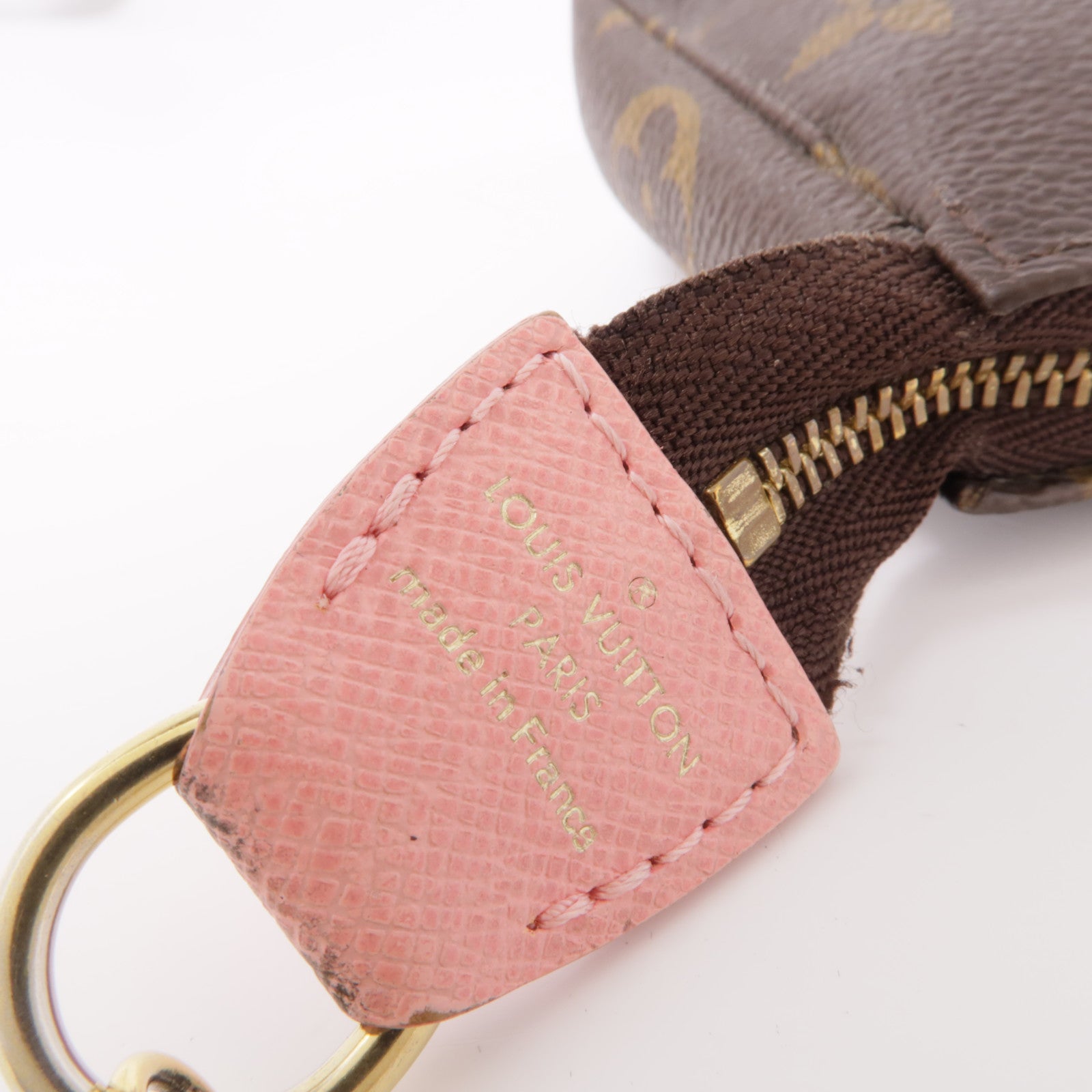 LOUIS VUITTON Monogram Pochette Accessoires金扣手挽袋