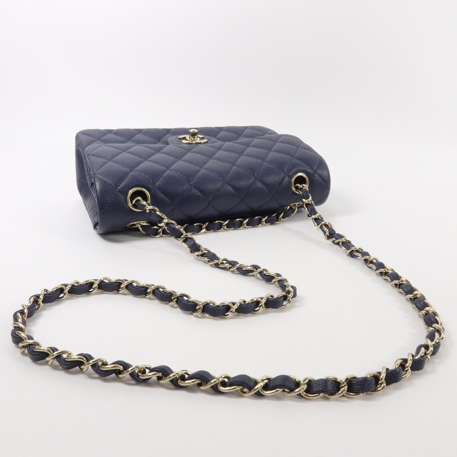 CHANEL 牛皮皮革Classic 23鏈帶肩背袋