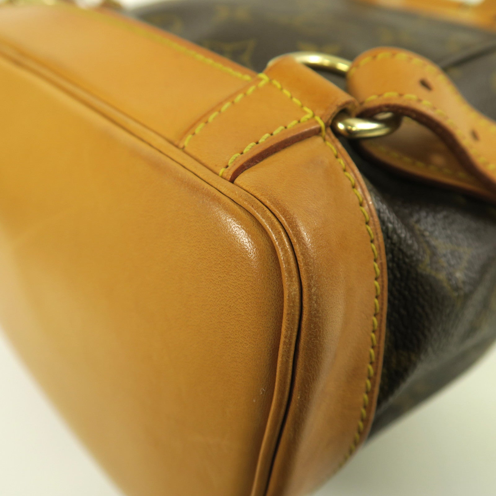 LOUIS VUITTON **【激減優惠】Monogram Montsouris MM金扣背包啡色