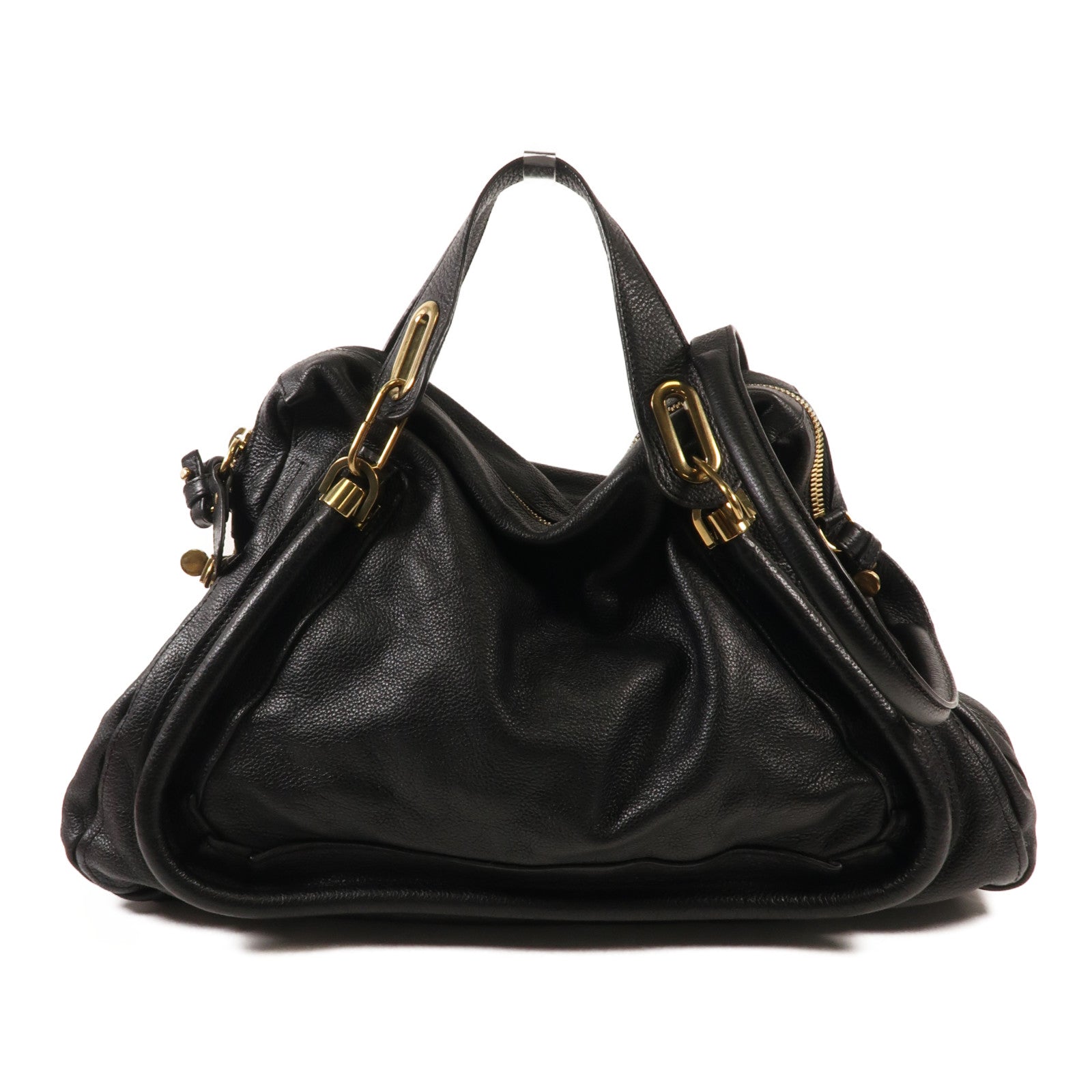 Chloe 牛皮皮革Shoulder Bag金扣手挽肩背兩用袋