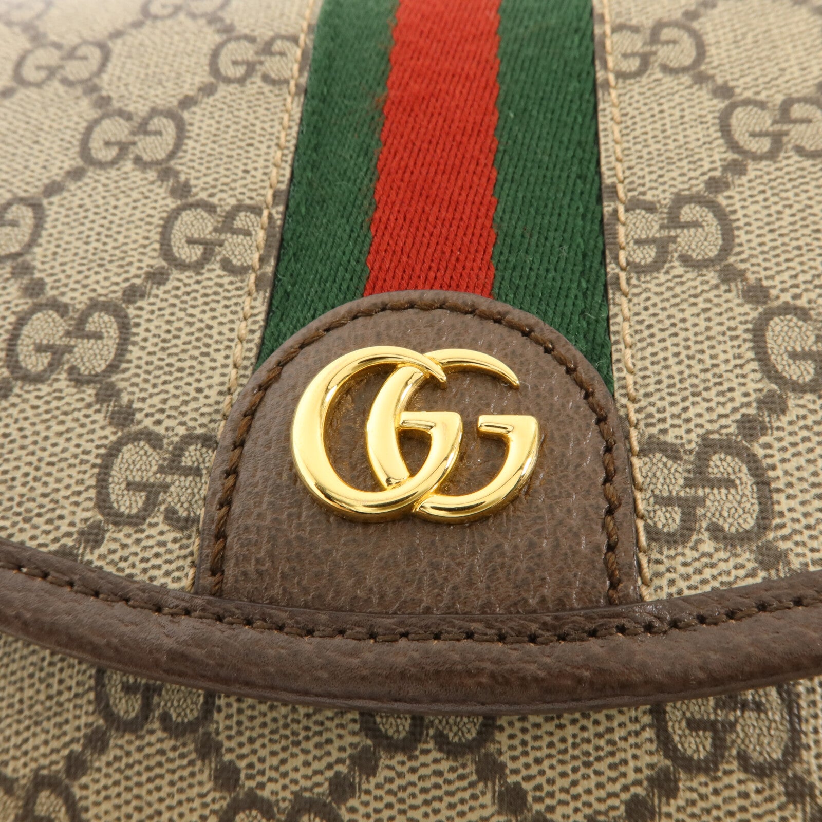 GUCCI 塗層帆布Ophidia GG肩背袋