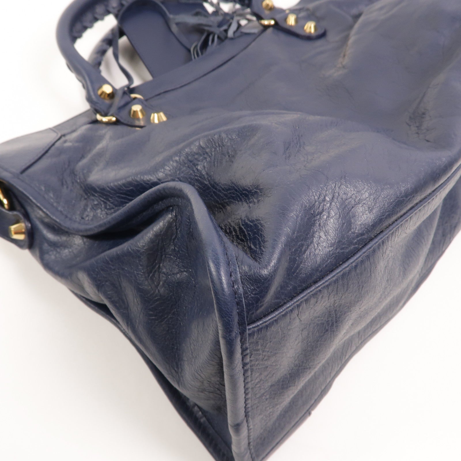 BALENCIAGA 牛皮皮革City手挽肩背兩用袋