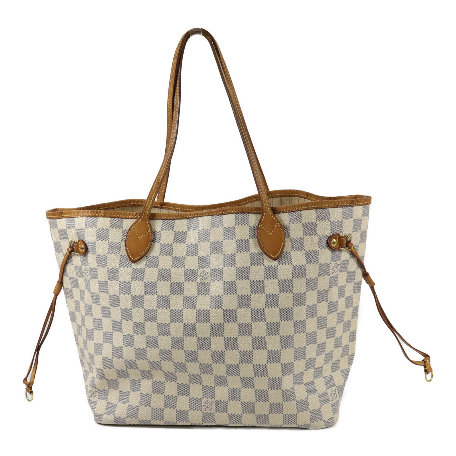 LOUIS VUITTON Damier Neverfull MM手挽袋