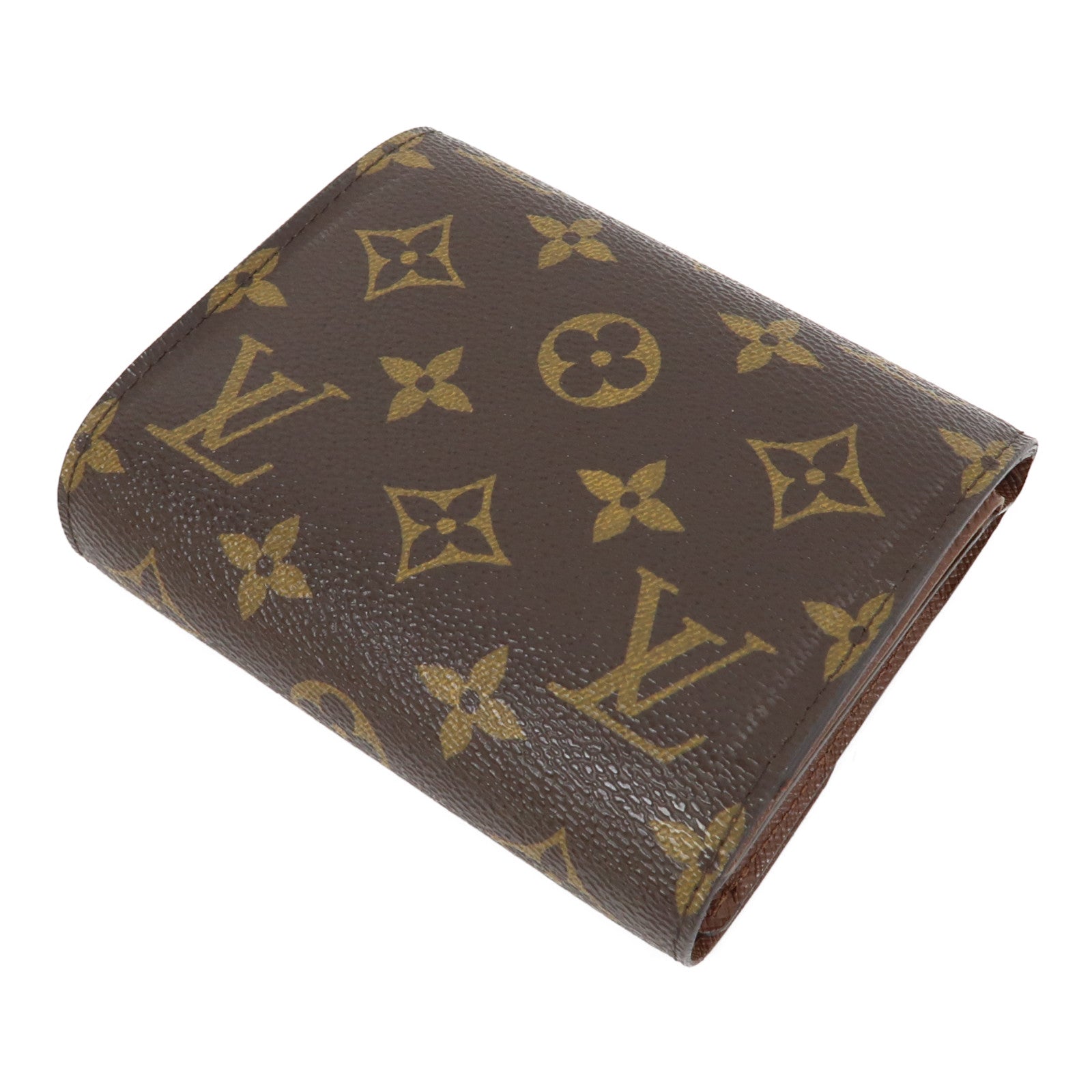 LOUIS VUITTON 【激減優惠】Monogram Wallet金扣錢包啡色