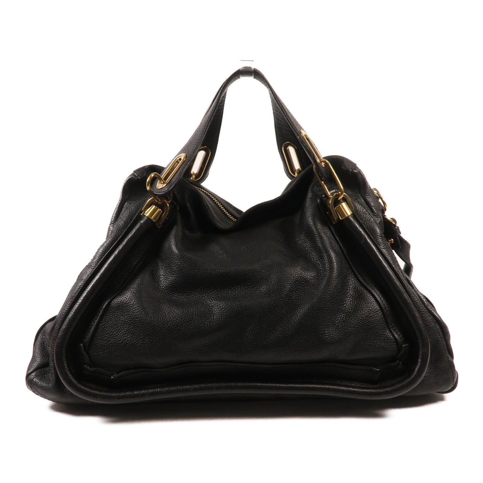 Chloe 牛皮皮革Shoulder Bag金扣手挽肩背兩用袋