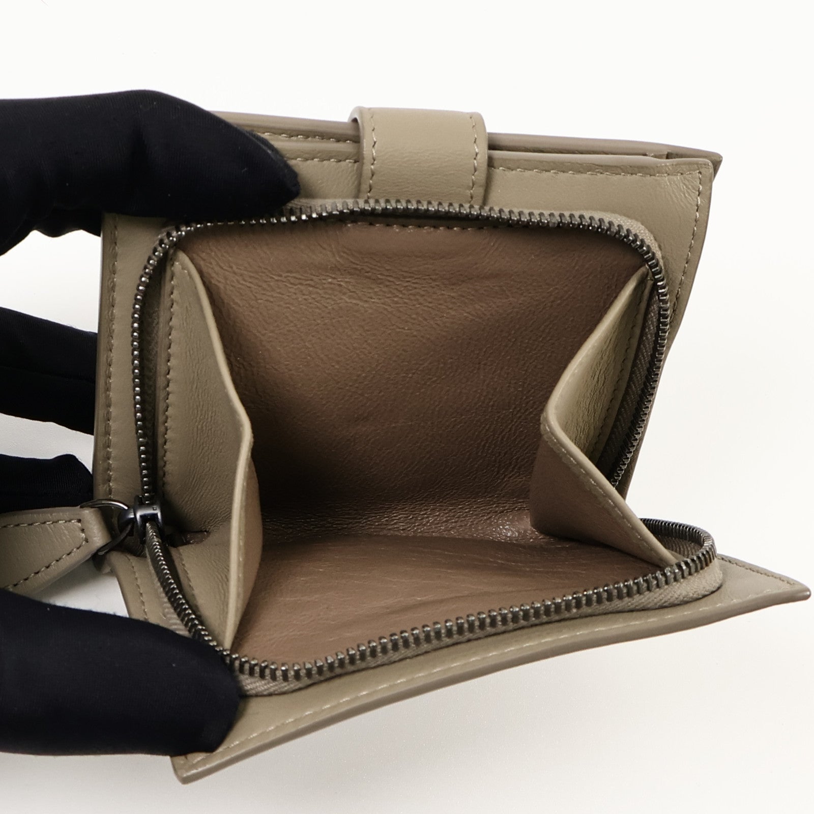 BOTTEGA VENETA 羊皮皮革Fold Wallet錢包