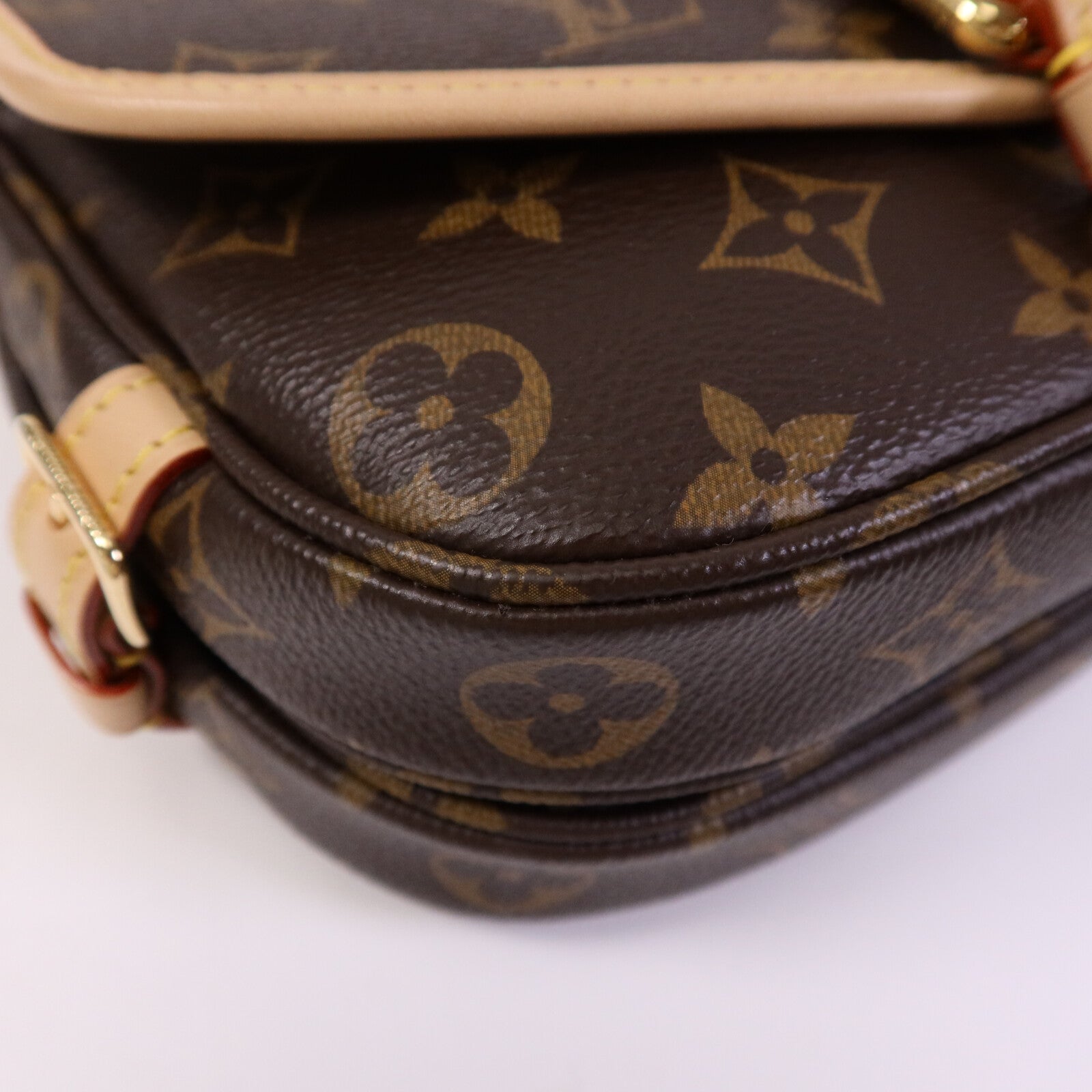 LOUIS VUITTON Monogram Saumur BB金扣手挽肩背兩用袋